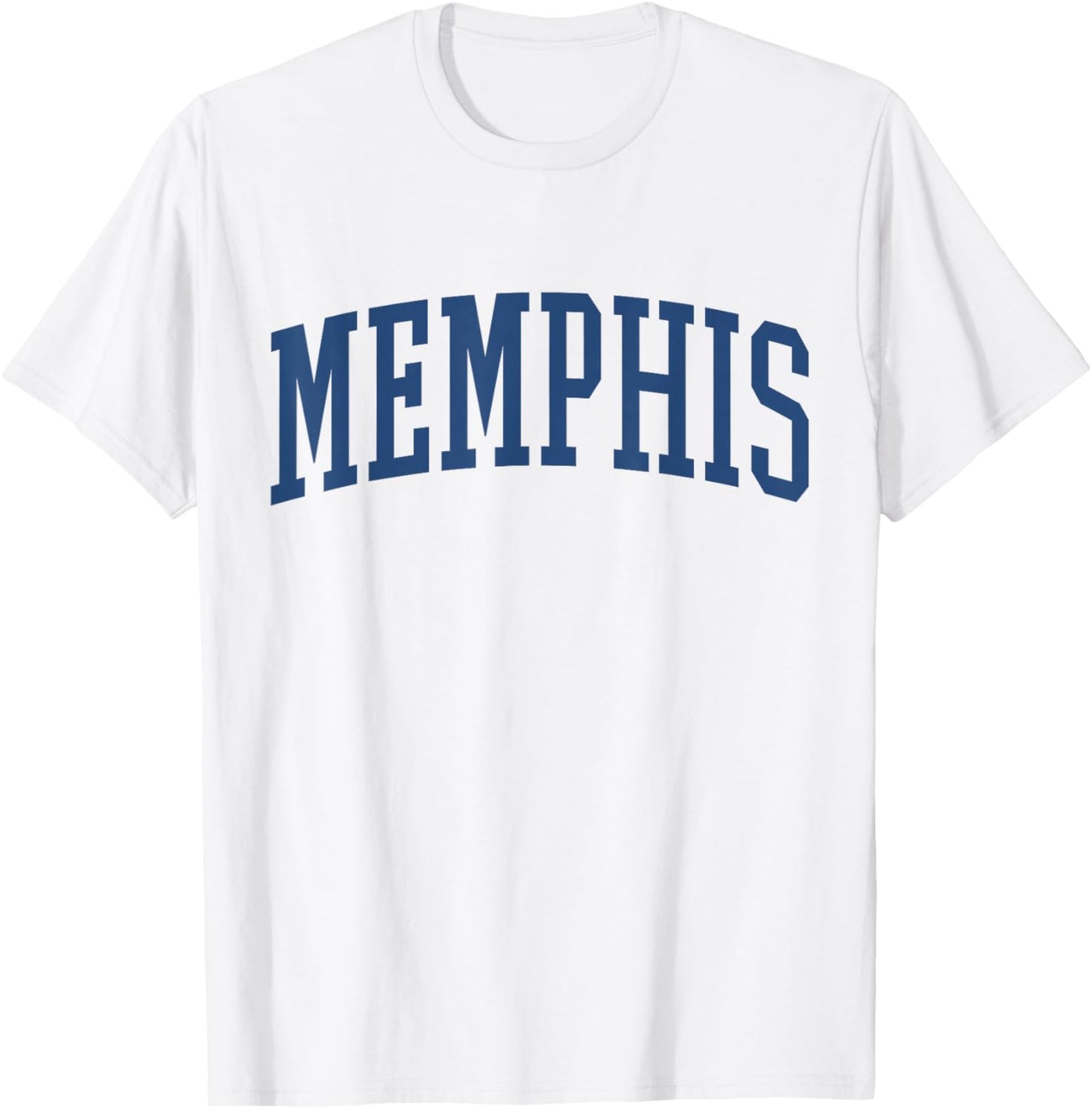Varsity Grey Memphis T-Shirt - T-Shirt | White
