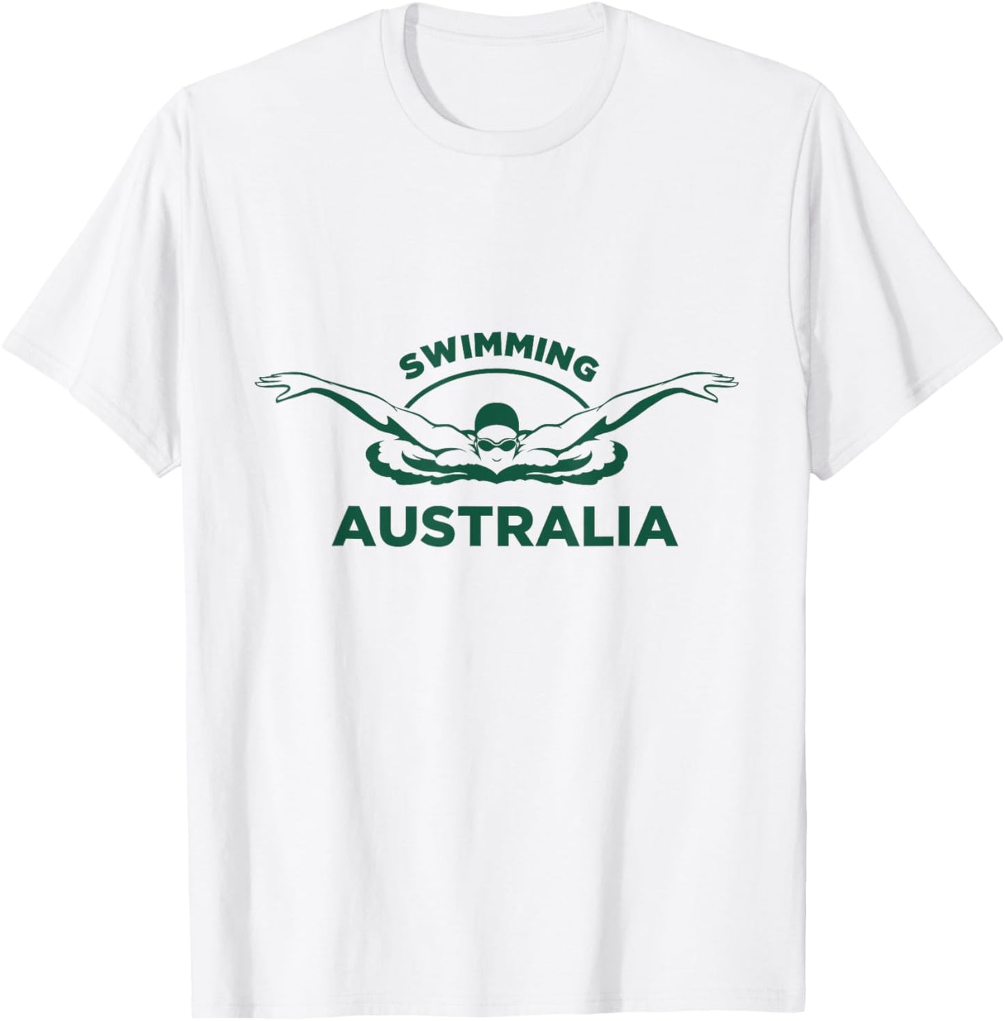 Swimming Australia Support the Team Shirt Pool T-Shirt - T-Shirt | White