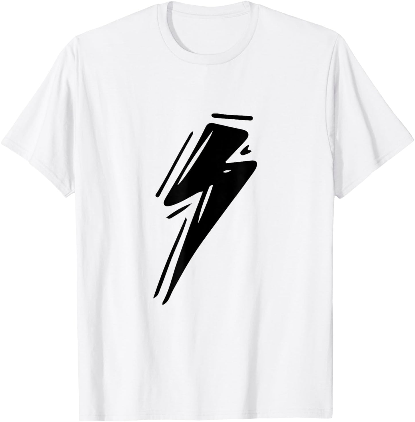 Lightning Thunder Bolt Strike Cool Lightning Storm T-Shirt - T-Shirt | White