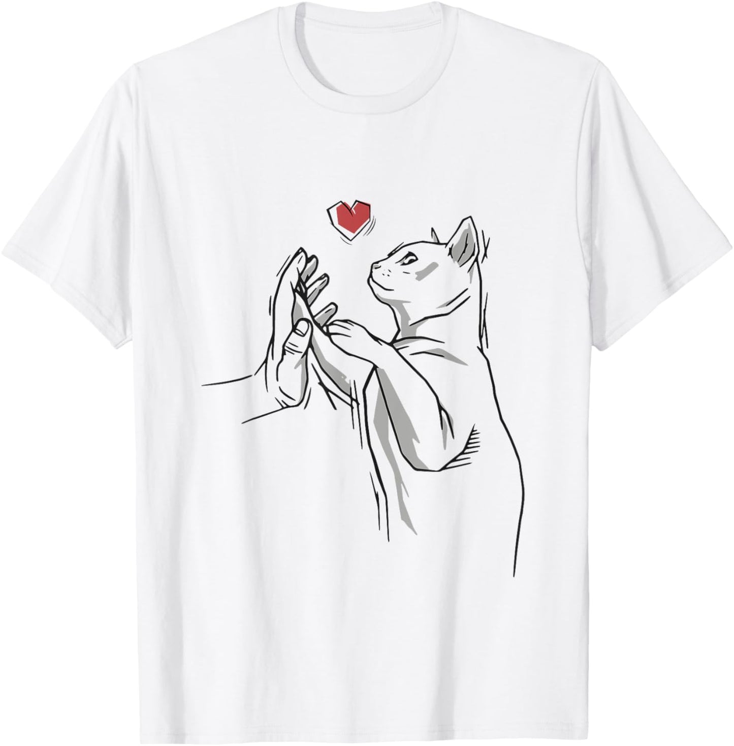 Cat Pet Cat Motif Women Cat T-Shirt - T-Shirt | White