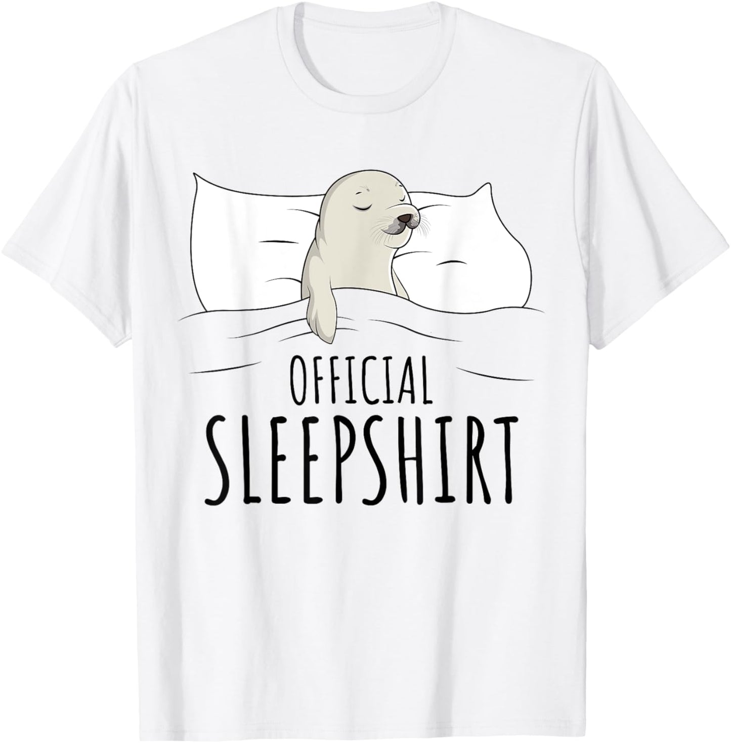 Seal Sea Lion Official Sleepshirt T-Shirt - T-Shirt | White