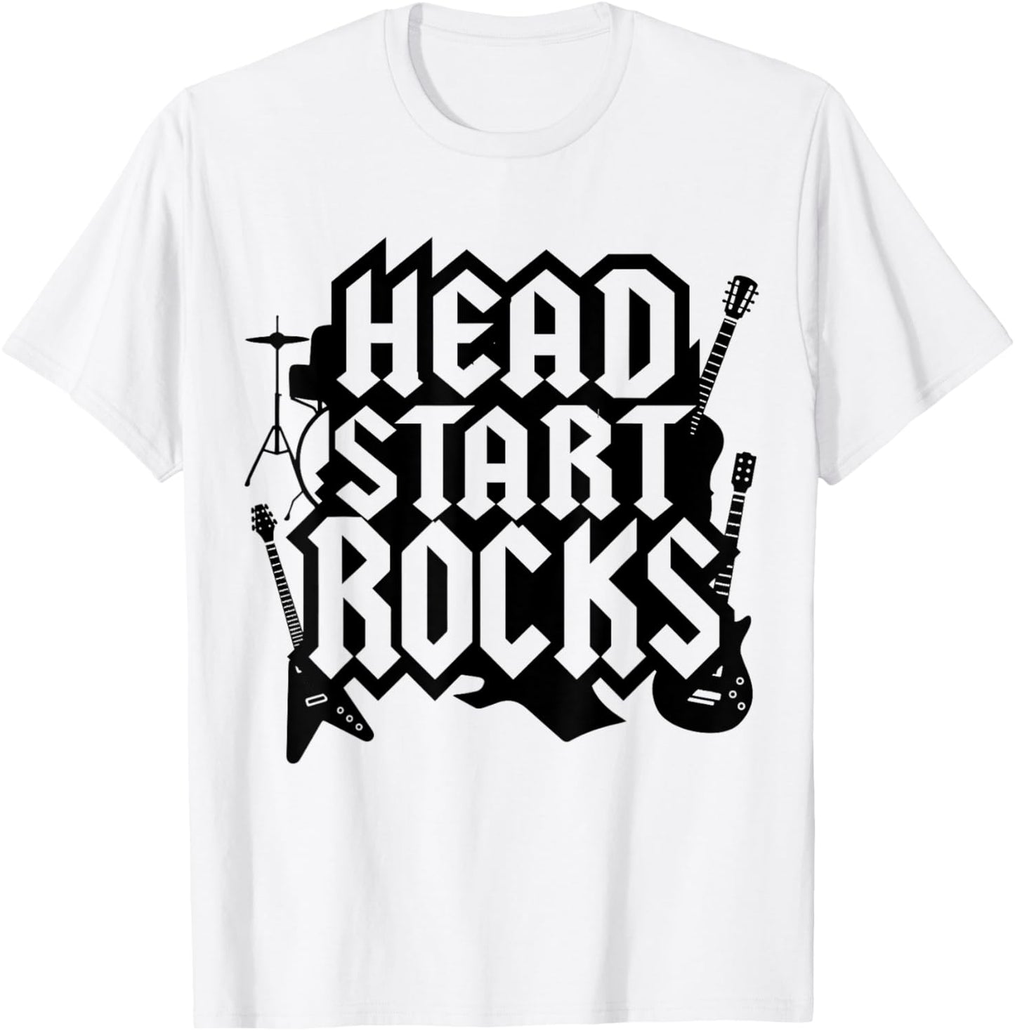 HEAD START Rocks Team HeadStart Squad Teacher Back to School T-Shirt - T-Shirt | White