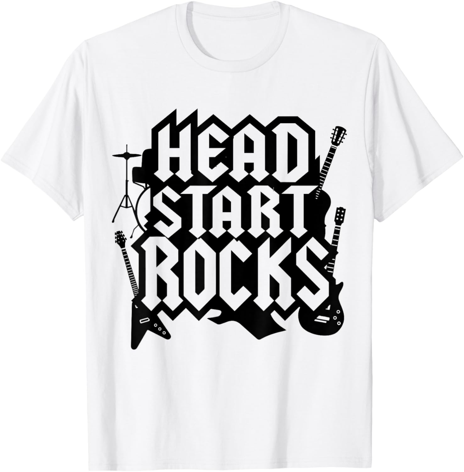 HEAD START Rocks Team HeadStart Squad Teacher Back to School T-Shirt - T-Shirt | White