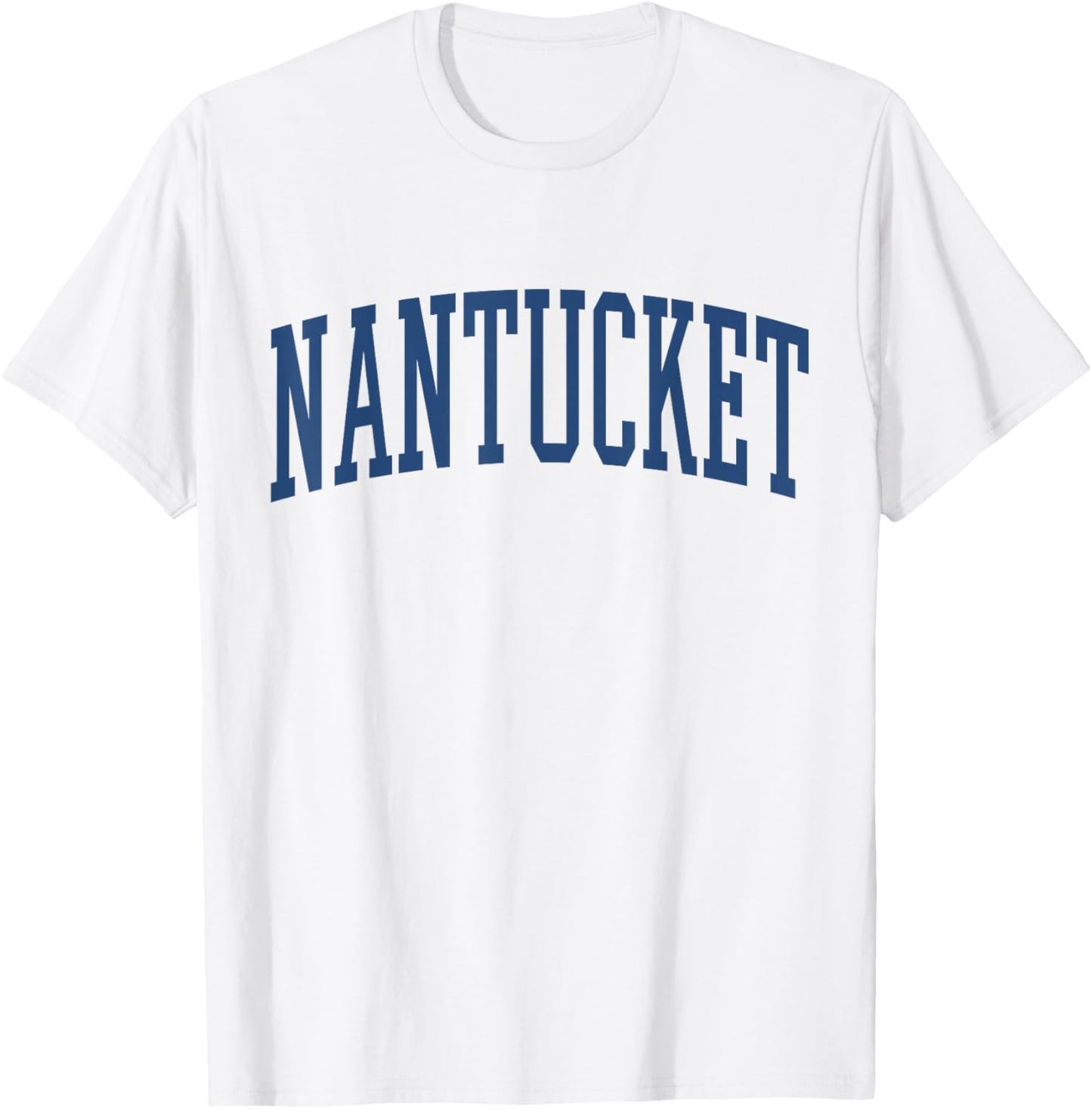 Varsity Grey Nantucket T-Shirt - T-Shirt | White
