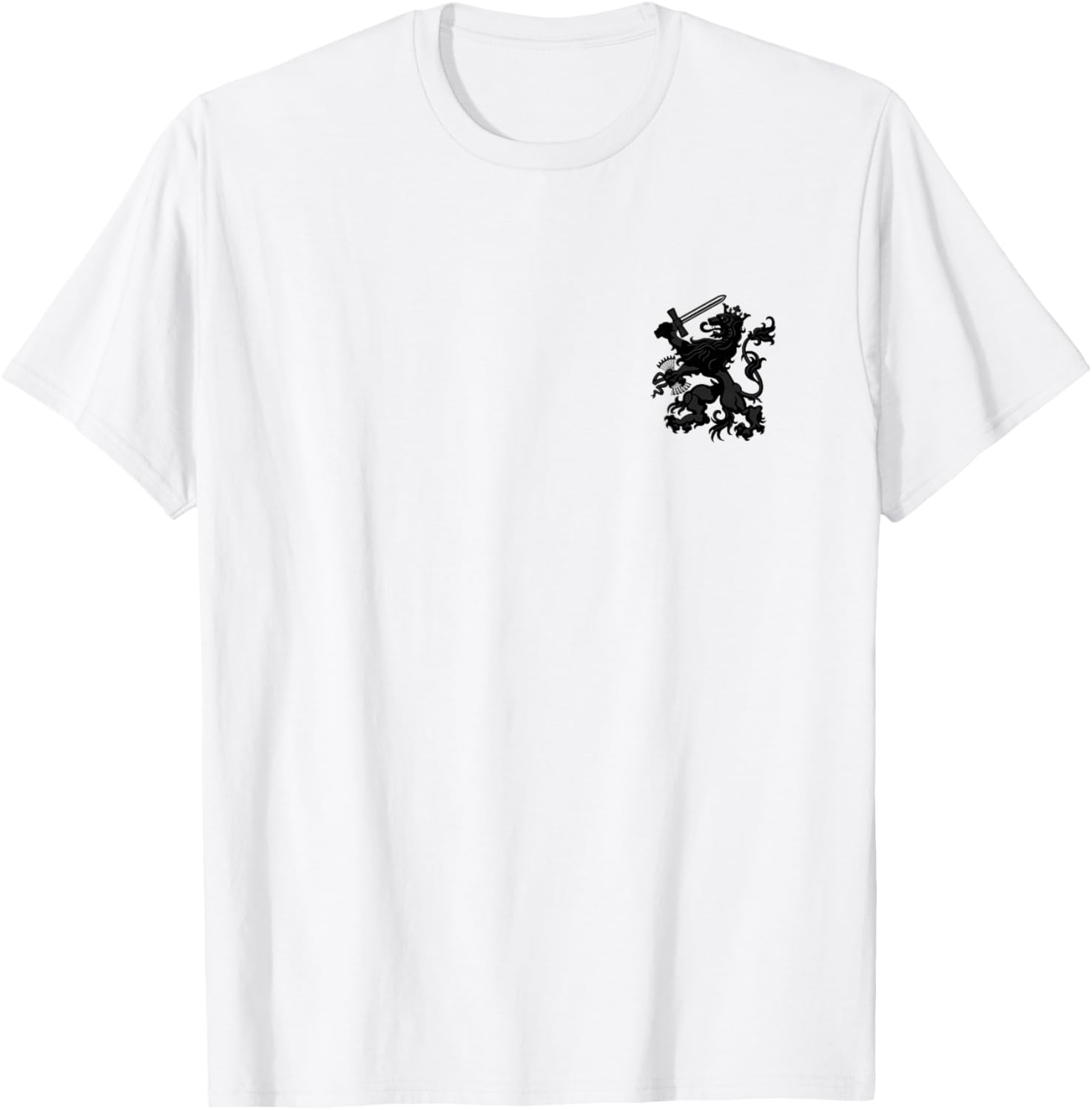 Netherlands Flag Dutch Pride Holland Roots Lion Coat of Arms T-Shirt - T-Shirt | White