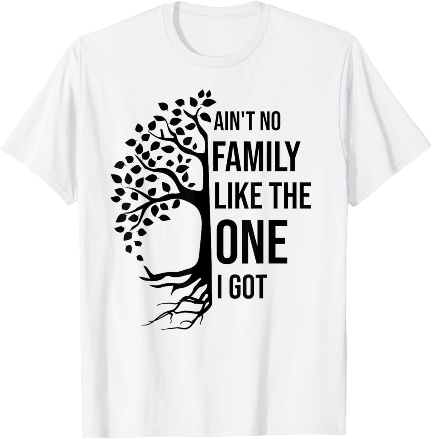 Ain't No Family Like The One I Got Funny Family Reunion T-Shirt - T-Shirt | White