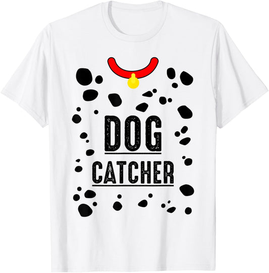 Dog Catcher Costume Dalmatian Easy Family Costume Men T-Shirt - T-Shirt | White