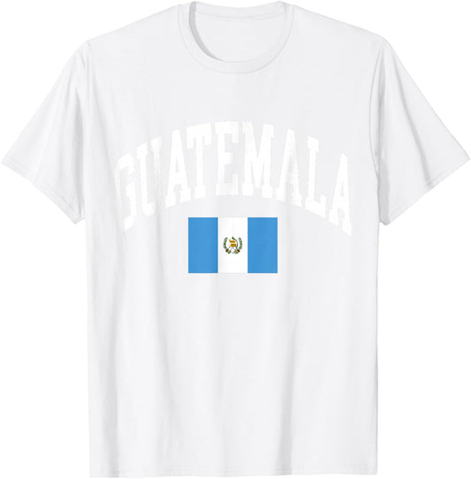 Guatemala Flag T-Shirt - T-Shirt | White