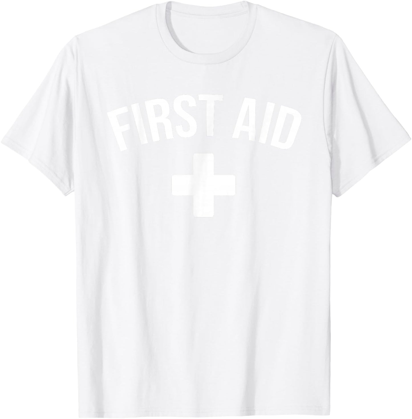 First Aid Cross Cool Medic Emergency Staff Uniform T-Shirt - T-Shirt | White