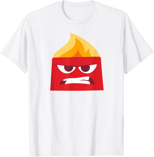 Disney and Pixar’s Inside Out Anger Red T-Shirt - T-Shirt | White
