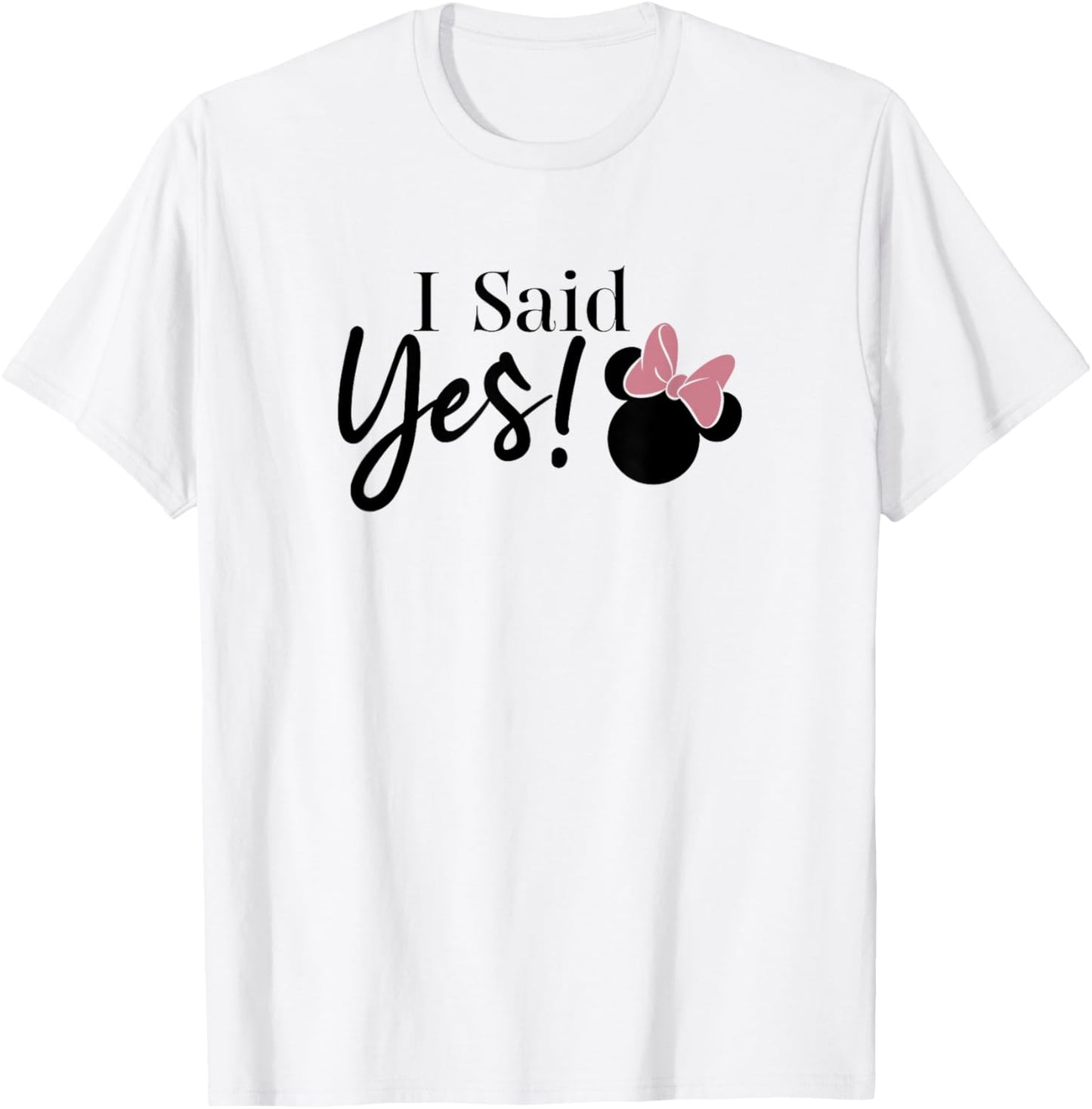 Disney Mickey & Friends Minnie Mouse I Said Yes V2 T-Shirt - T-Shirt | White