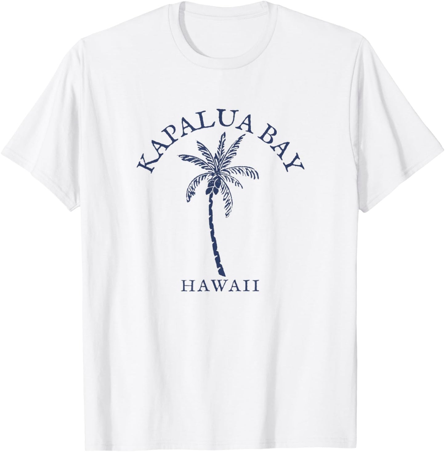 Kapalua Bay Hawaii Beach Tropical Palm Tree T-Shirt - T-Shirt | White
