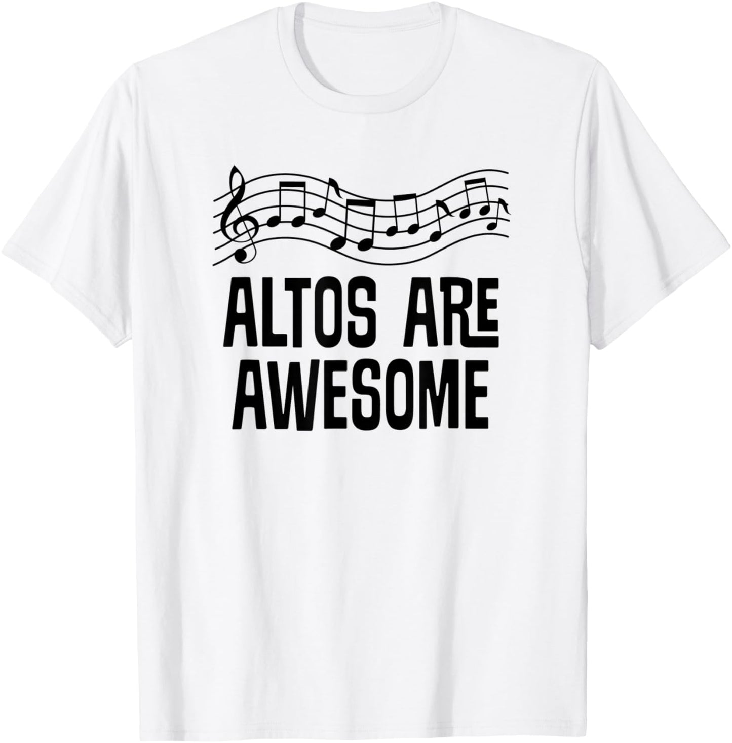 Alto Singer Choir Music T-Shirt - T-Shirt | White