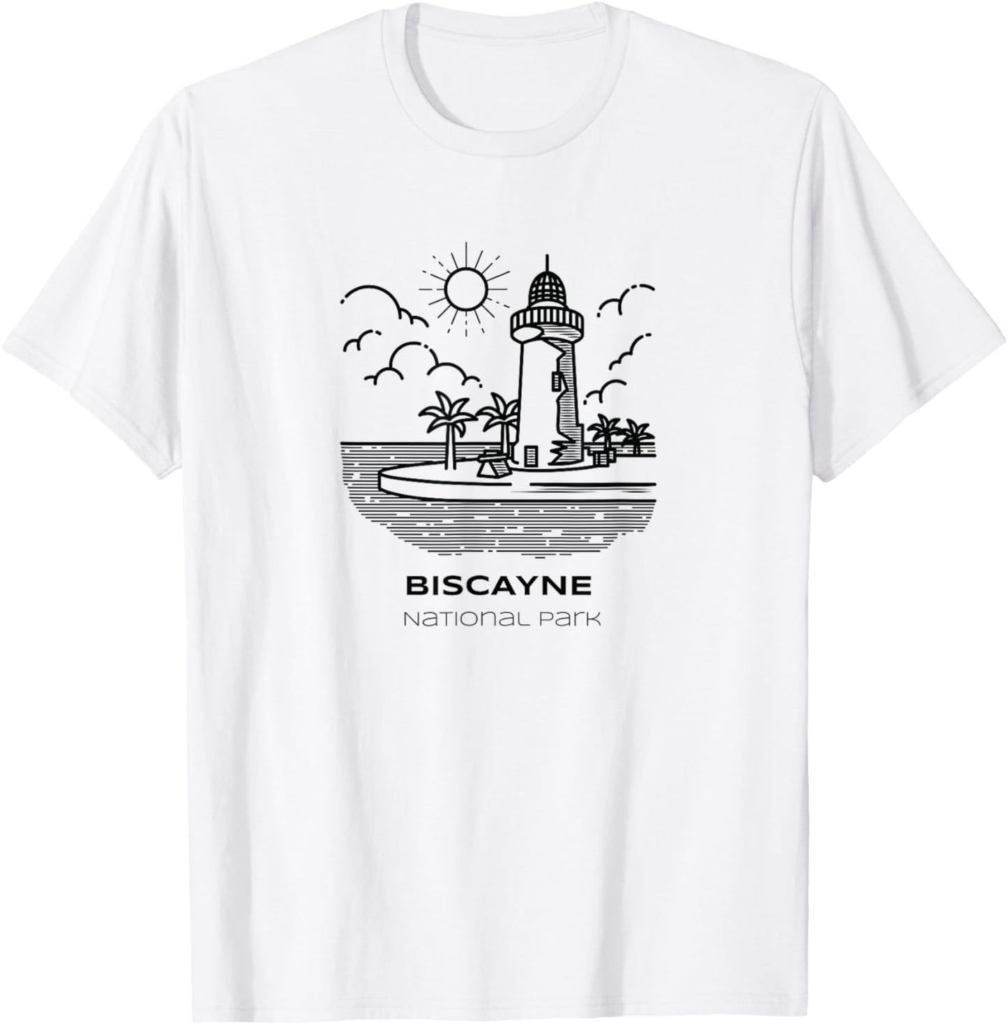 Vintage Biscayne National Park Hike T-Shirt - T-Shirt | White