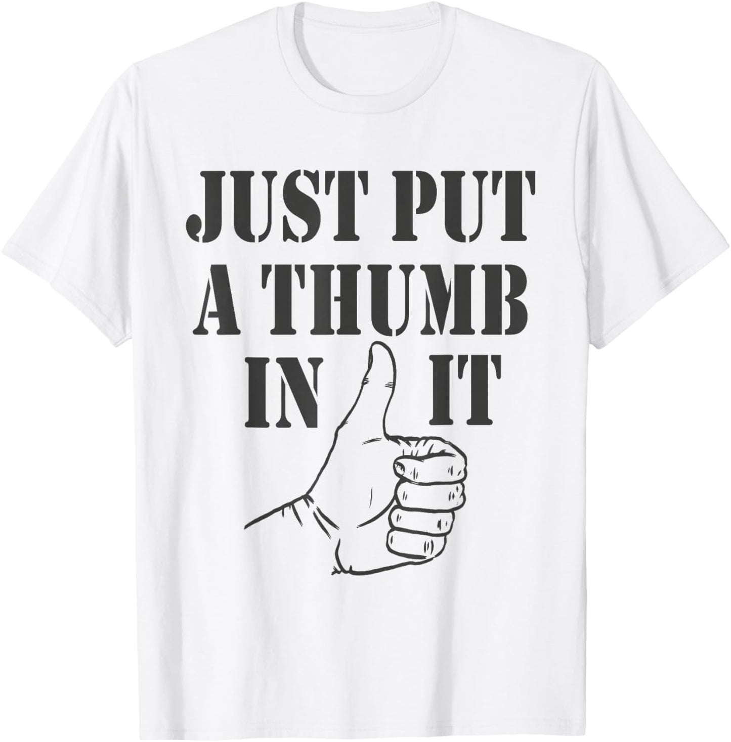 Ammo gun lovers just put a thumb in it T-Shirt - T-Shirt | White