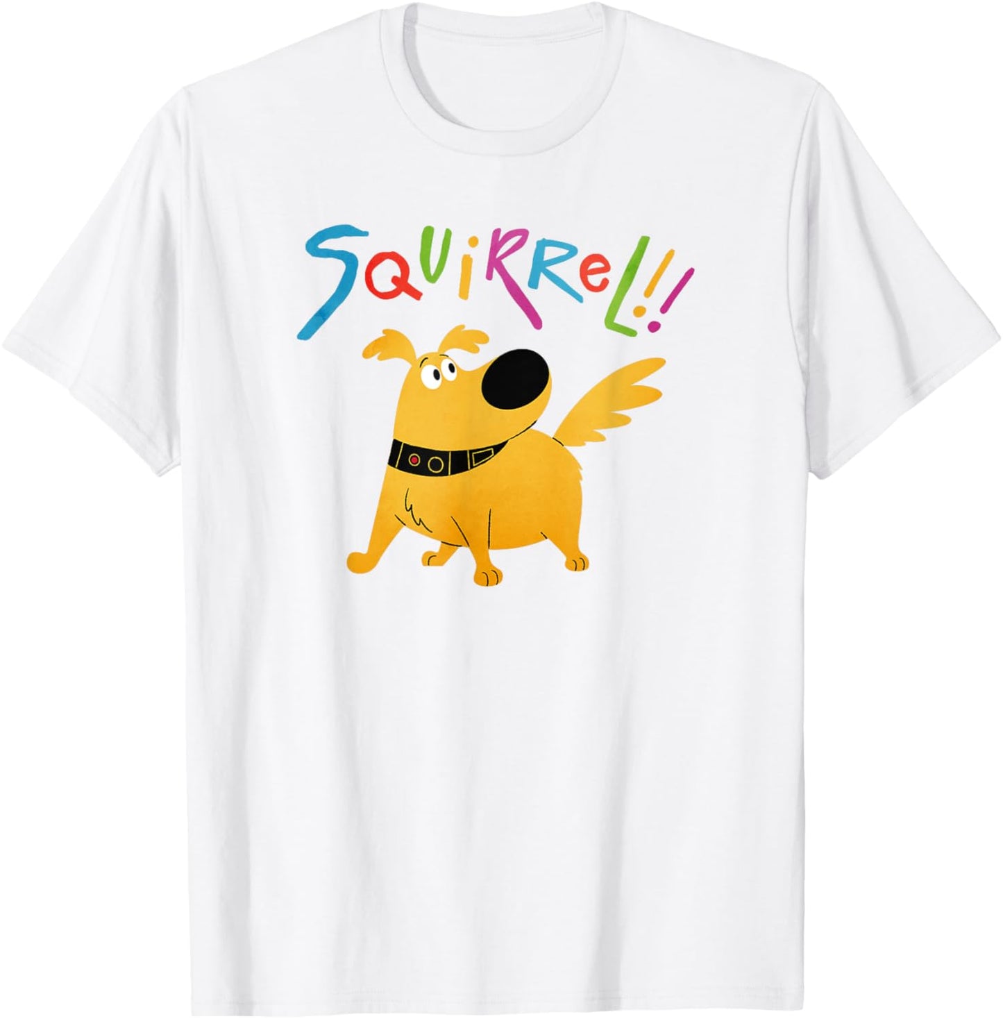 Disney Pixar UP Dug Squirrel Pose T-Shirt - T-Shirt | White