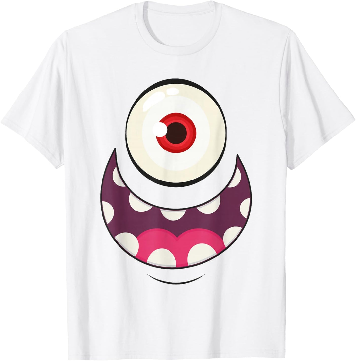 Monster Face T-Shirt - T-Shirt | White