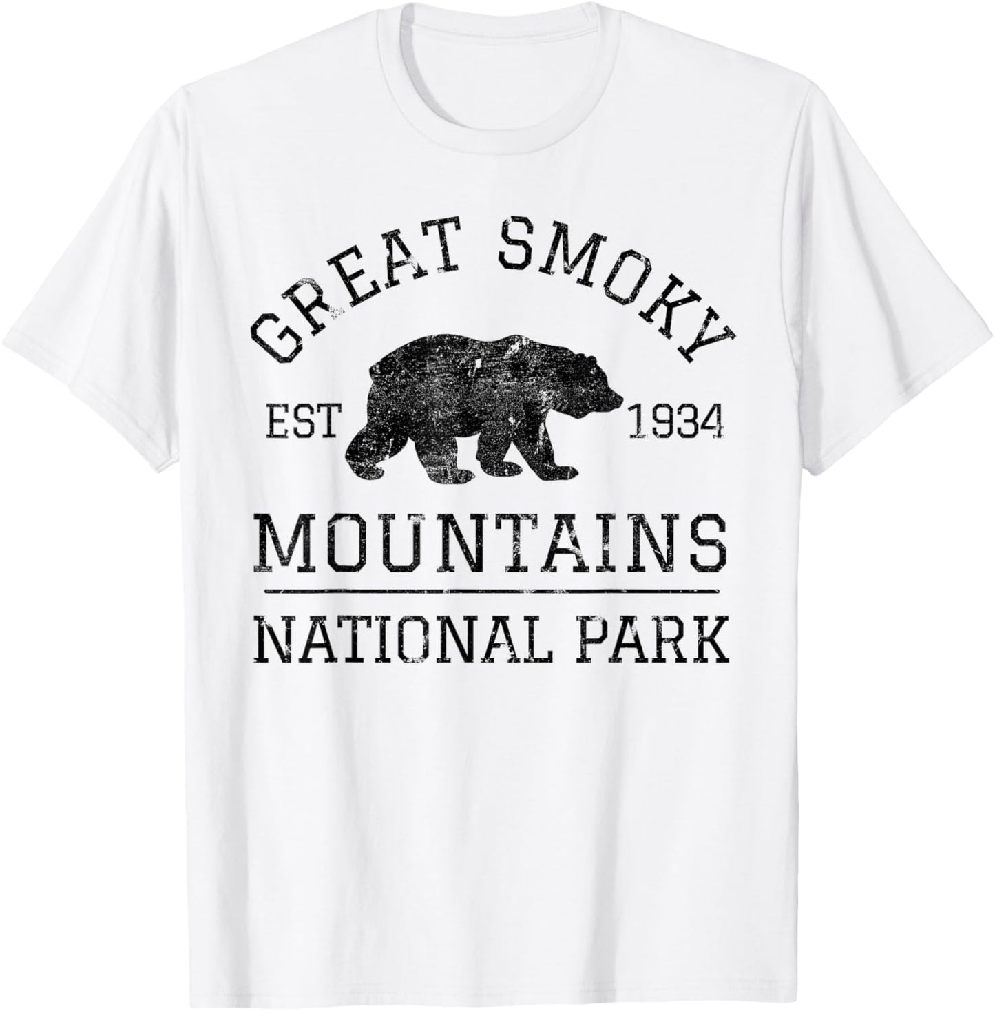 Smoky Mountains National Park T-Shirt - T-Shirt | White
