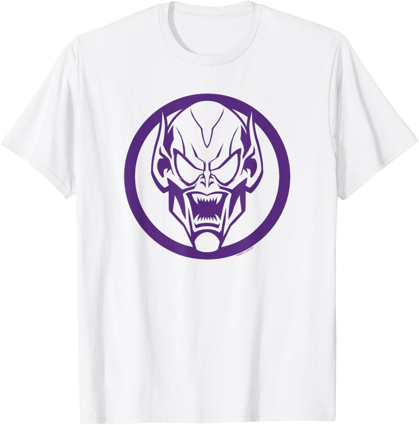 Marvel Spider-Man No Way Home Green Goblin Logo V-2 T-Shirt - T-Shirt | White