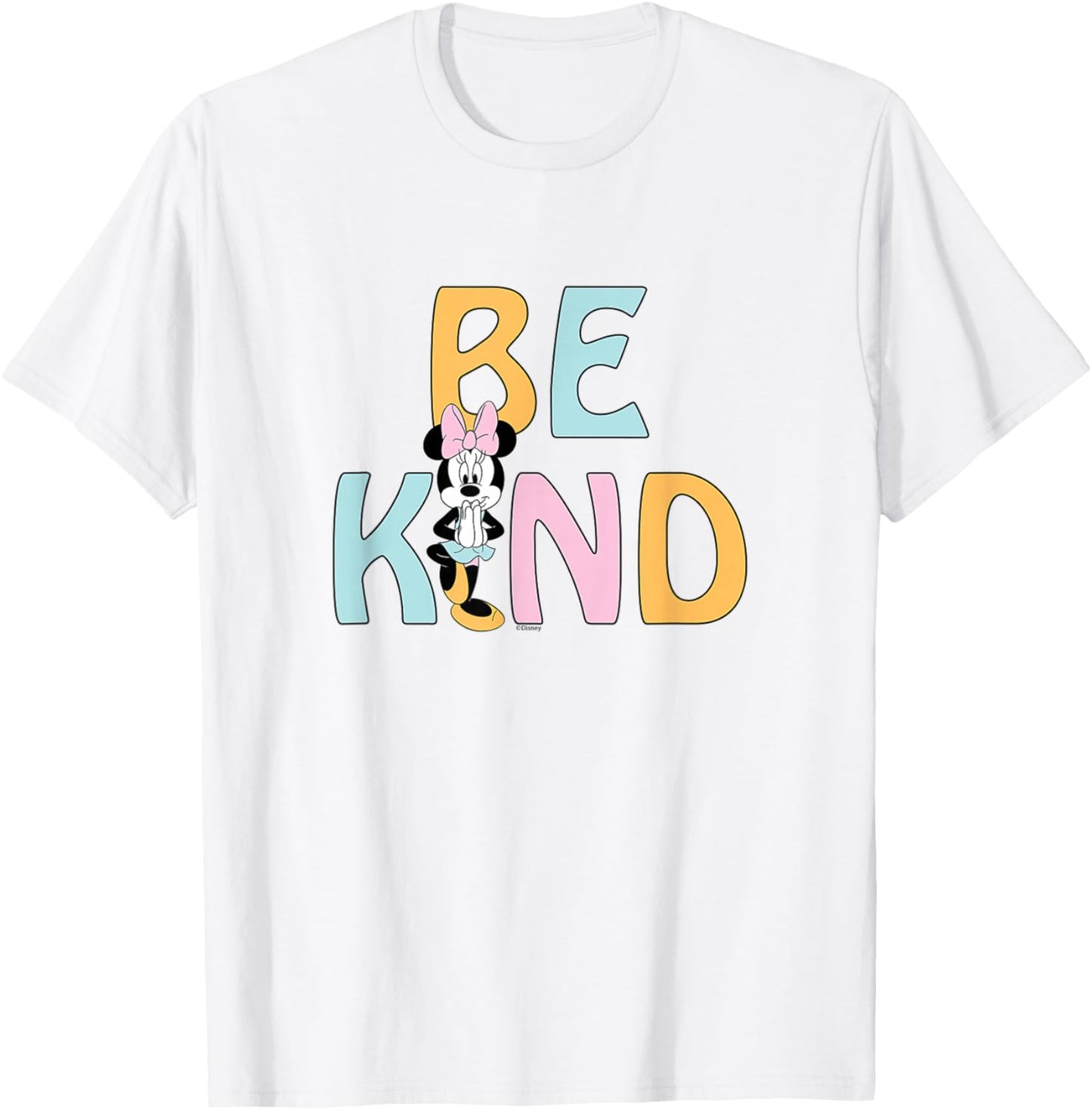 Minnie Mouse - Be Kind Yoga Pose T-Shirt - T-Shirt | White