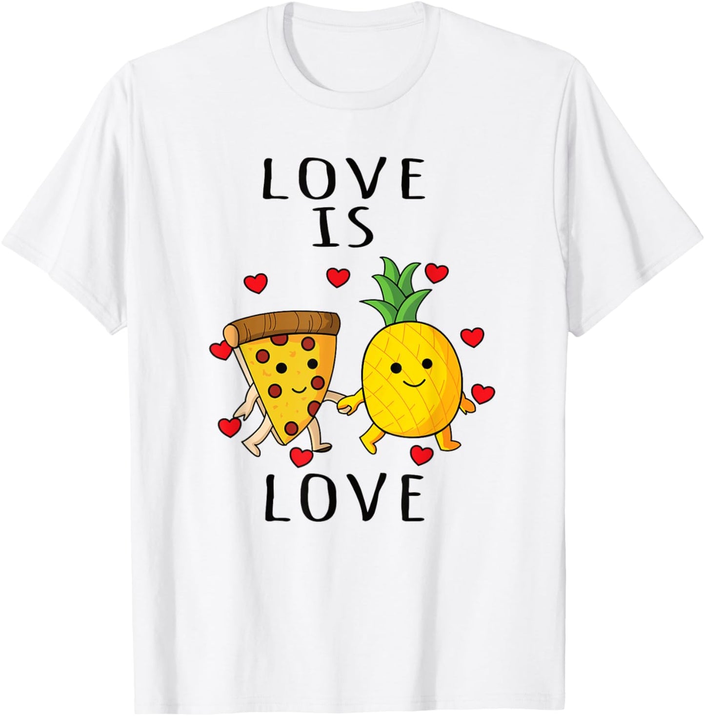 Pizza Hawaii Pineapple Pizza Food T-Shirt - T-Shirt | White