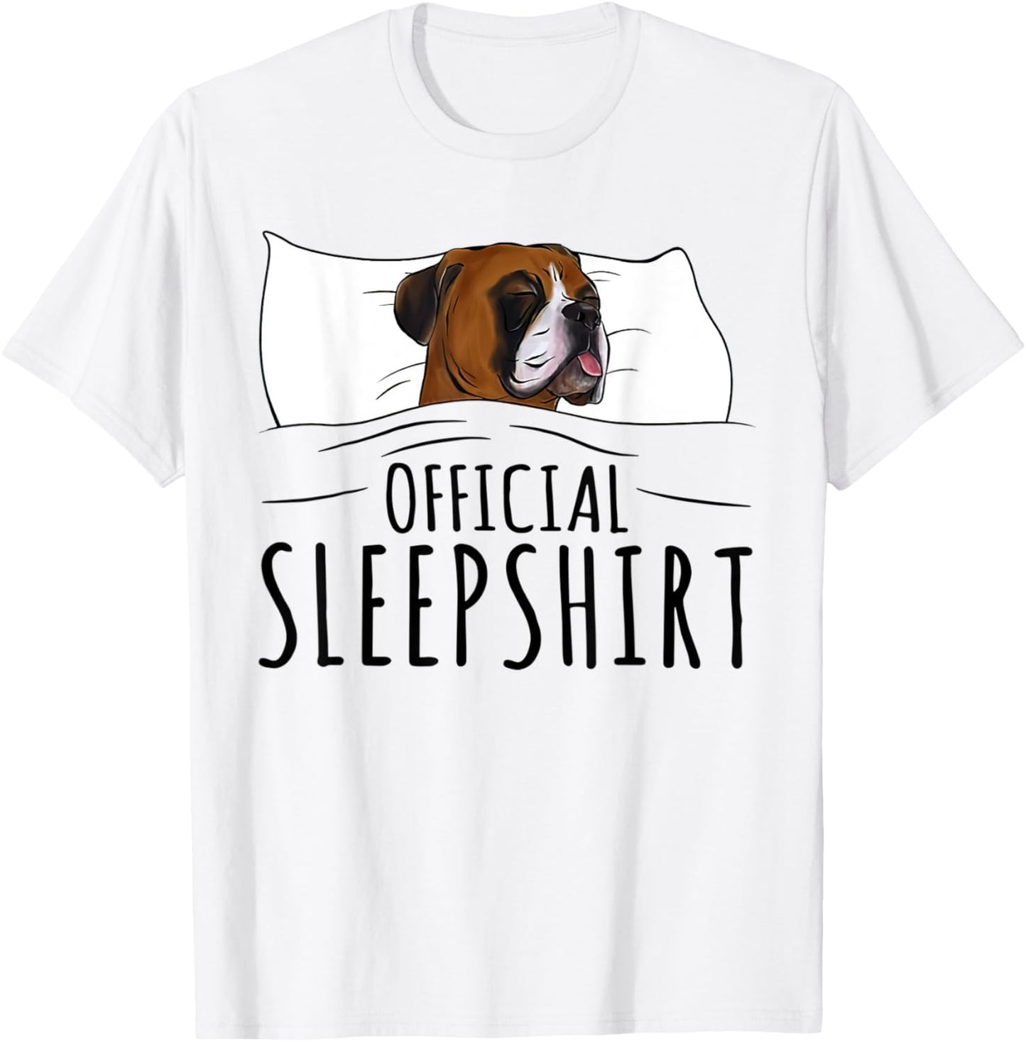Boxer Official Sleep Shirt Boxer Lovers T-Shirt - T-Shirt | White