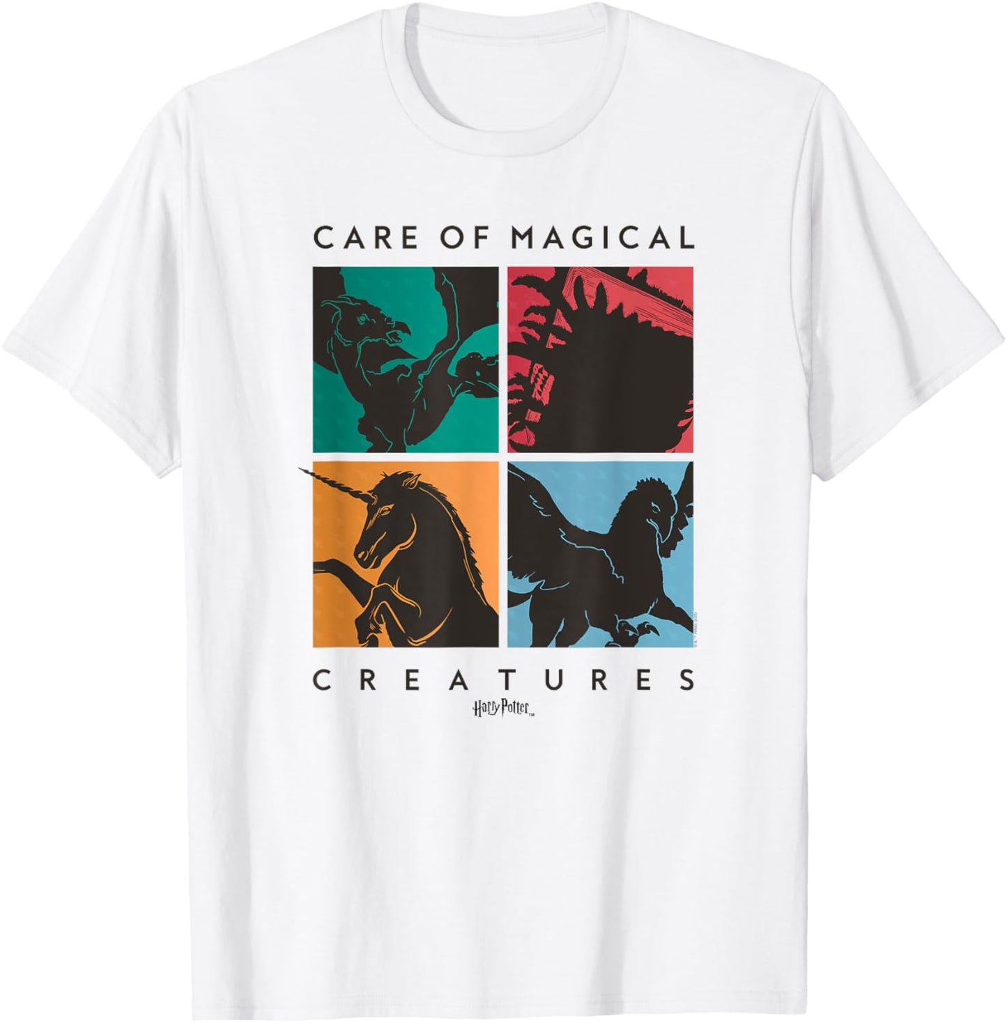 Harry Potter Deathly Hallows 2 Care Of Magical Creatures T-Shirt - T-Shirt | White