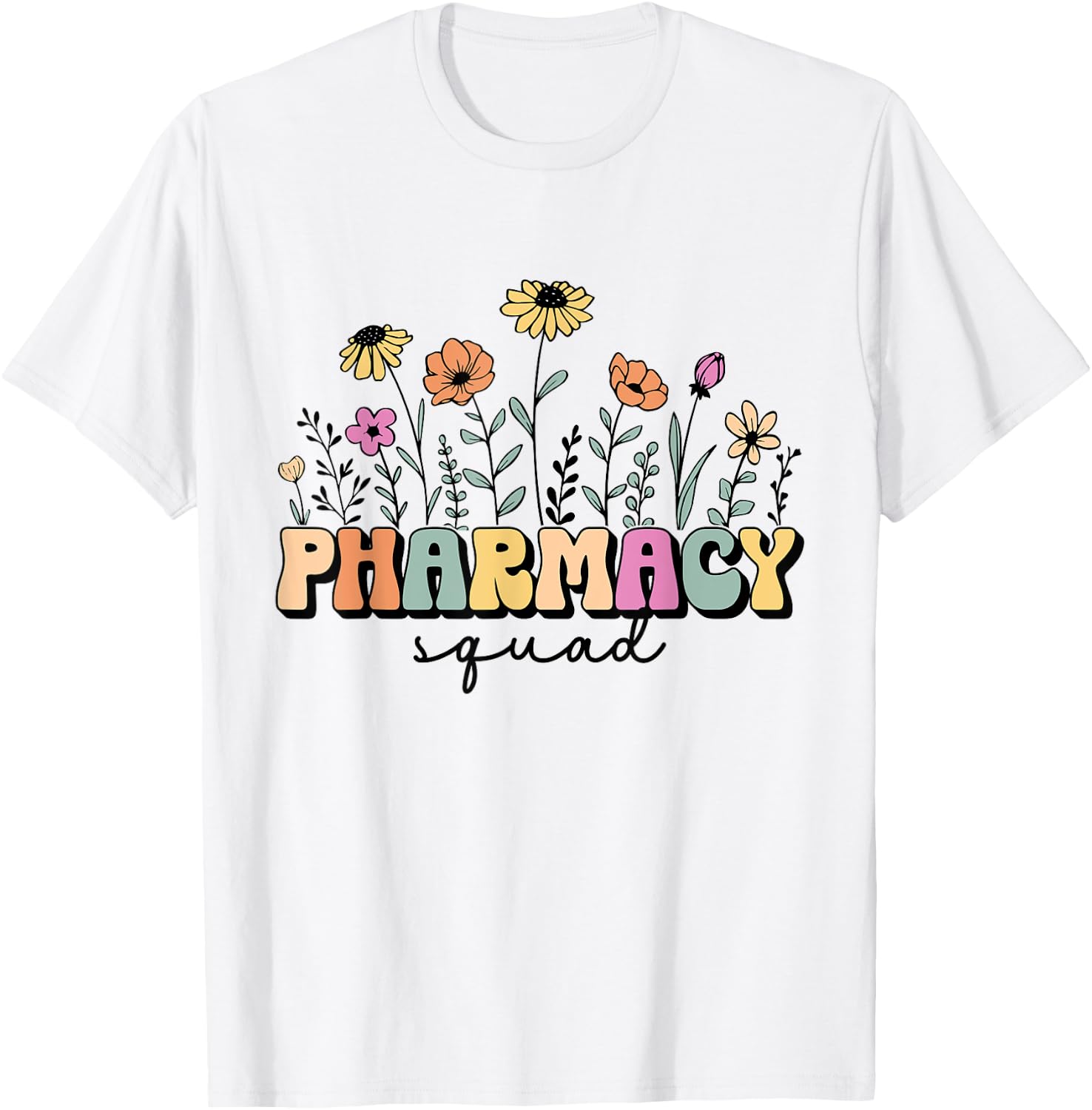Pharmacy Squad Pharmacy Technician Design For Pharmacist T-Shirt - T-Shirt | White