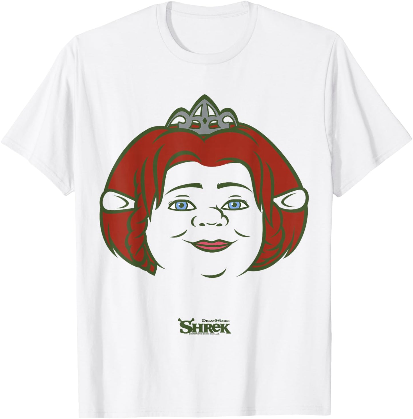 Shrek Fiona Big Face T-Shirt - T-Shirt | White
