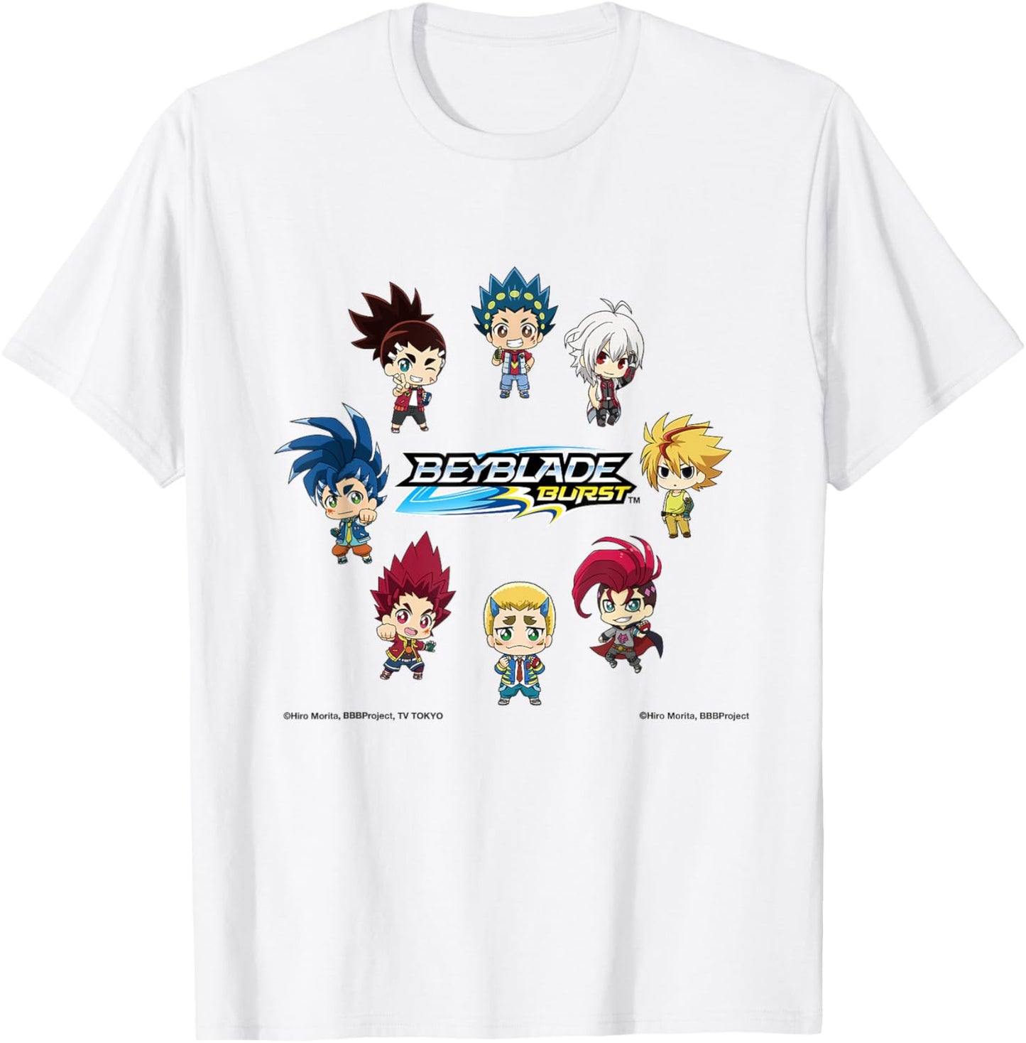 Beyblade Burst Mini Characters T-Shirt - T-Shirt | White