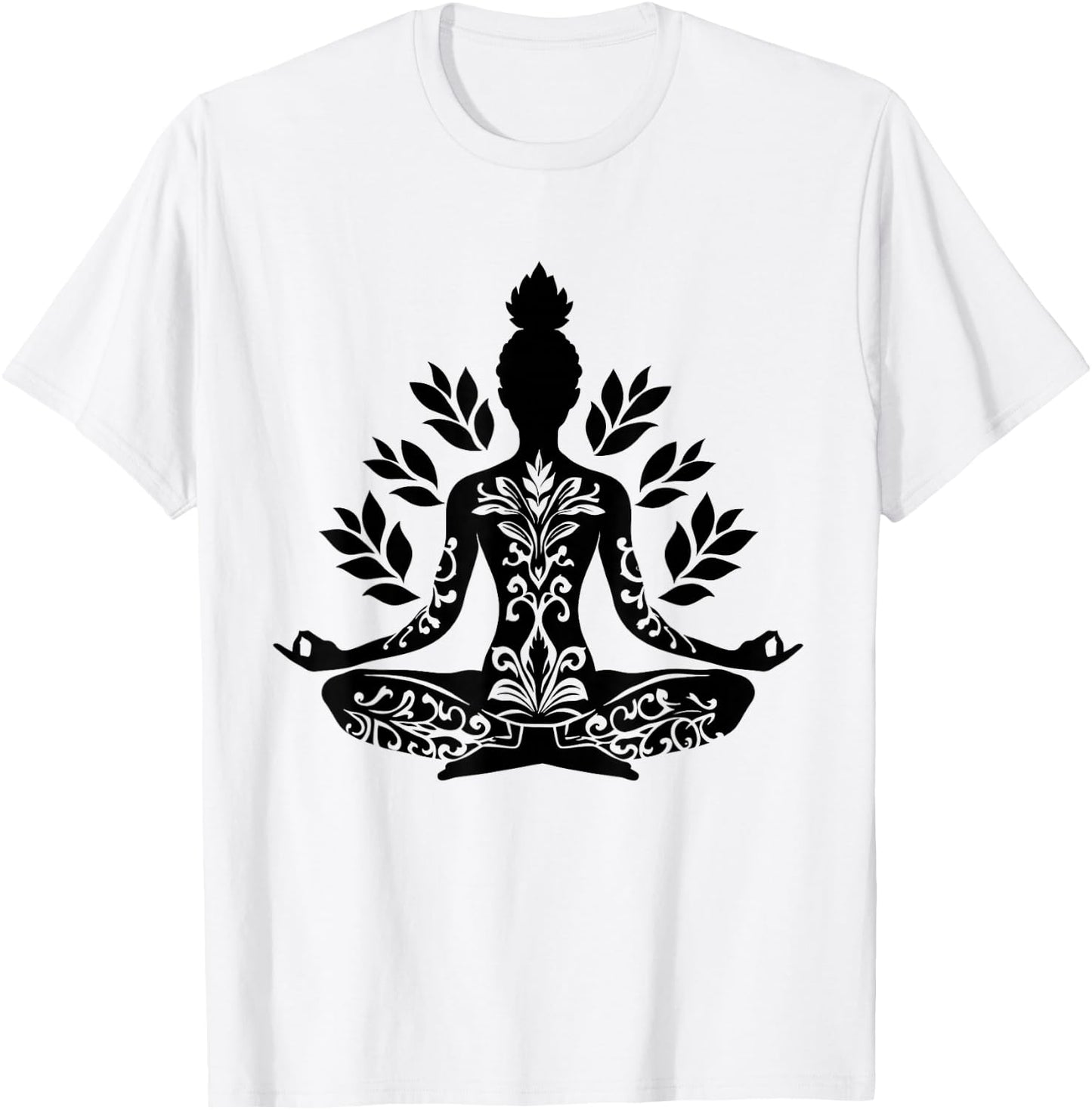 Zen Buddha Meditation Spiritual Buddhist Yoga Spirituality T-Shirt - T-Shirt | White