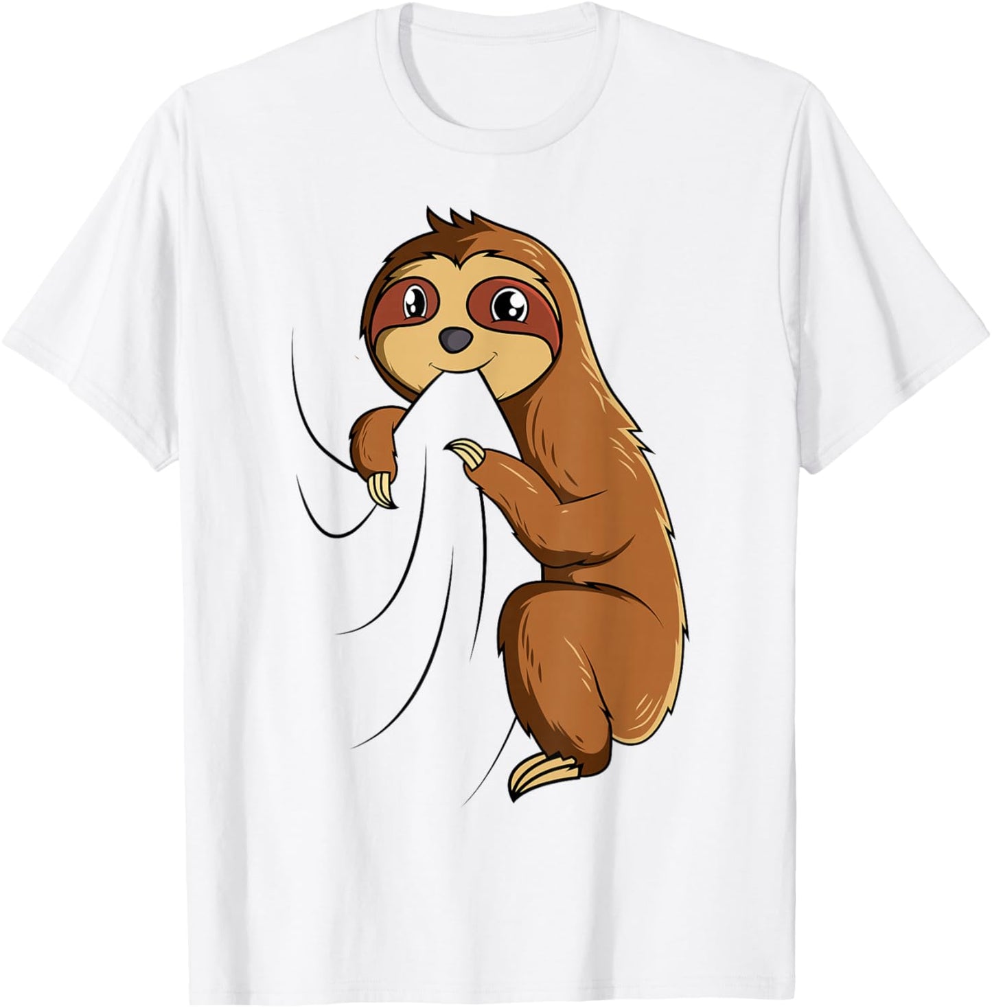 Sloth Lovers Children Girls Ladies T-Shirt - T-Shirt | White