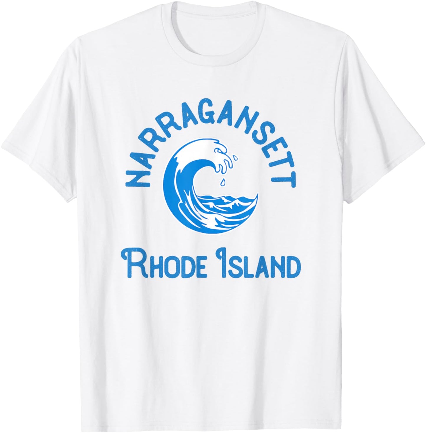 Narragansett Rhode Island T-Shirt - T-Shirt | White