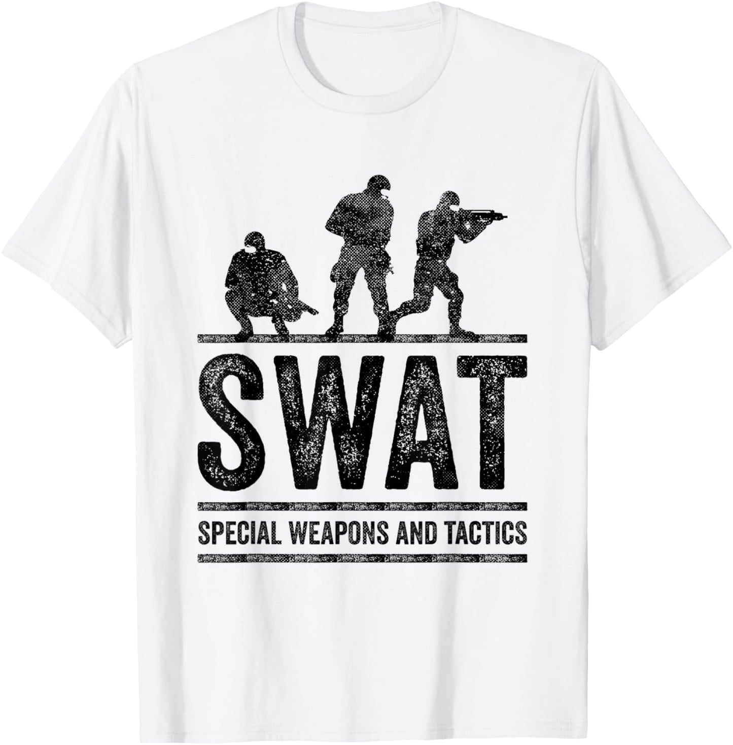 SWAT Team Police Sheriff Clothing Off Duty Cops Law Apparel T-Shirt - T-Shirt | White