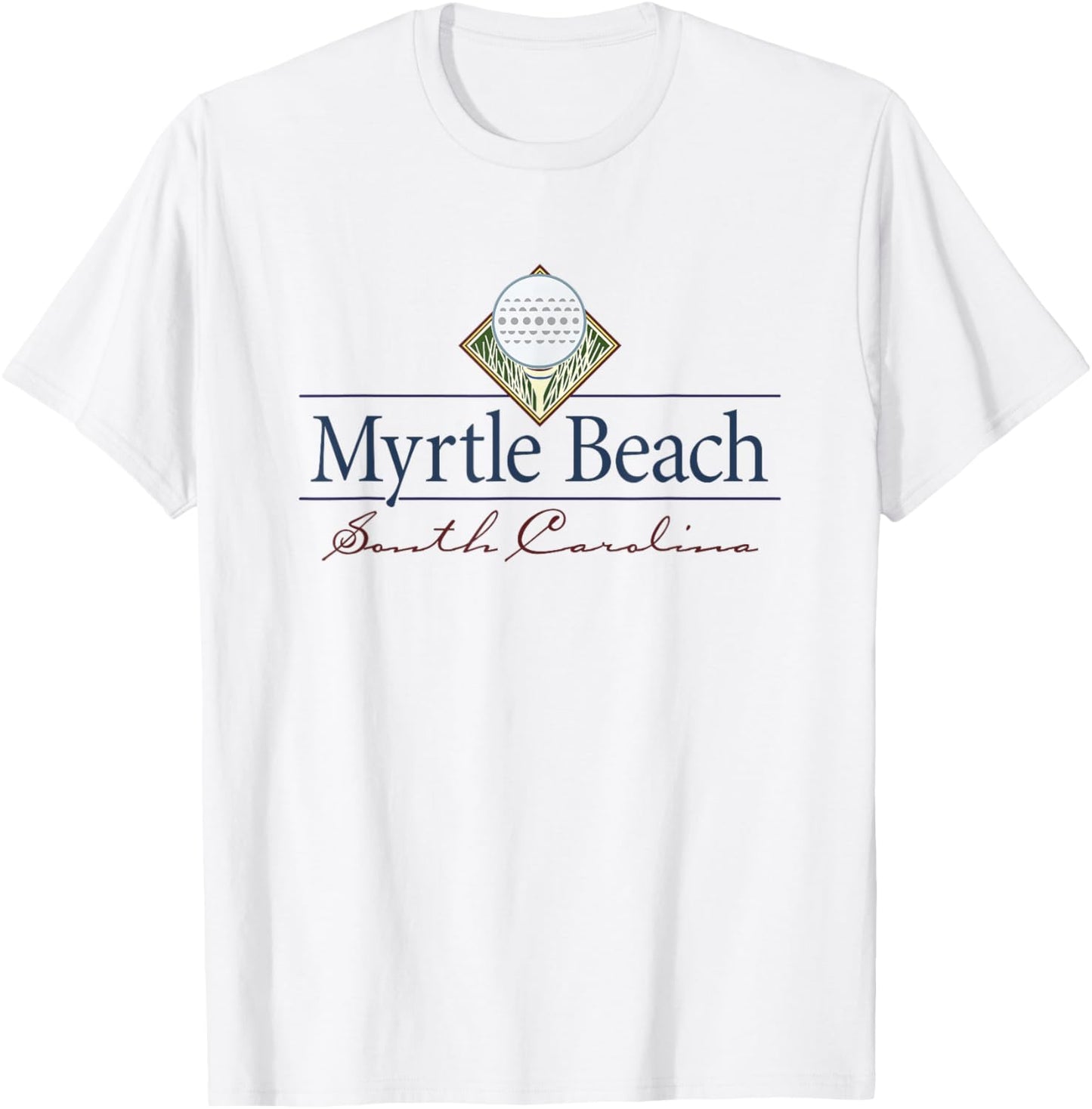 Myrtle Beach Golf, South Carolina T-Shirt - T-Shirt | White