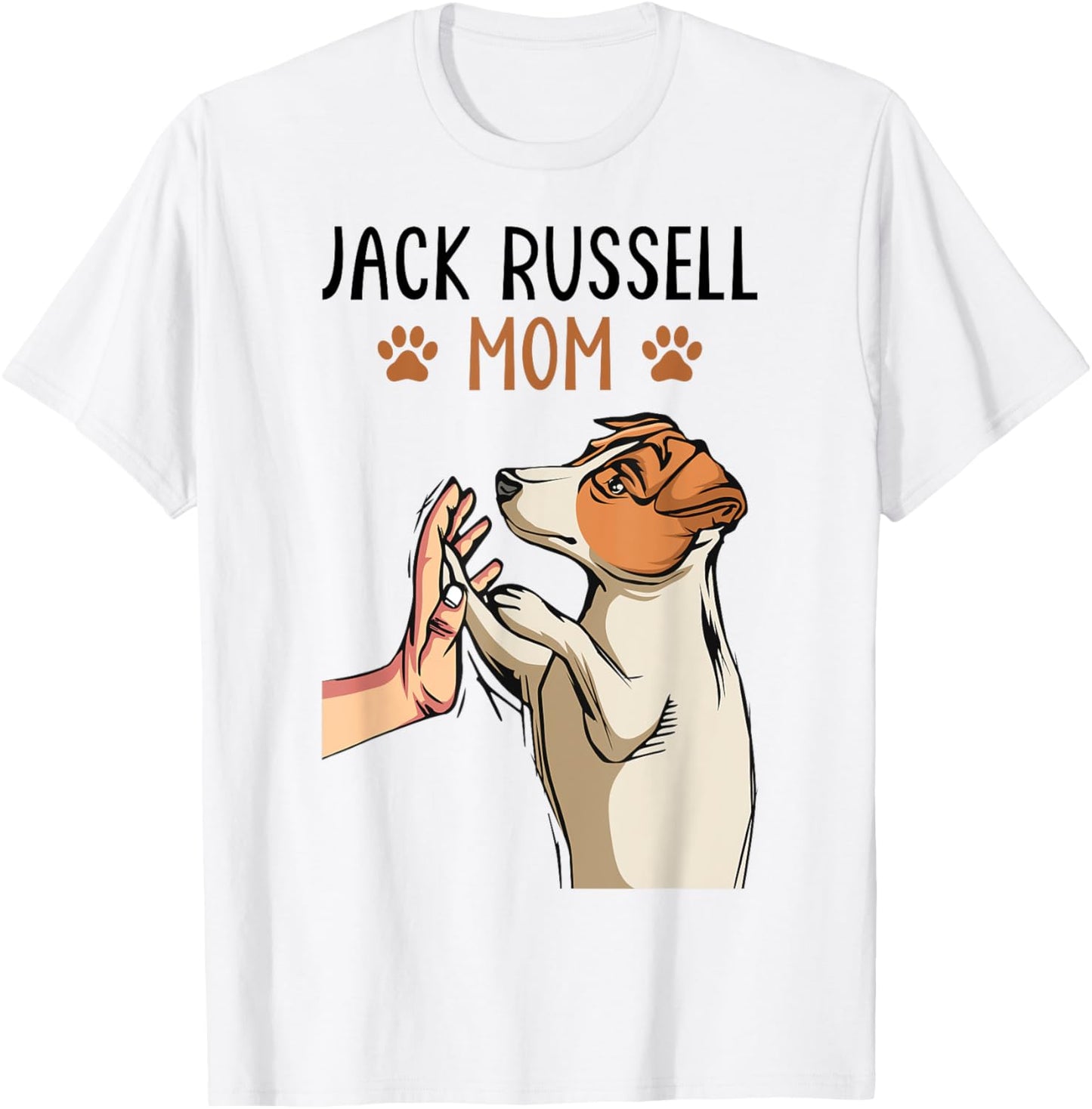 Jack Russell Terrier Mom Cute Dog Mama Funny Women T-Shirt - T-Shirt | White