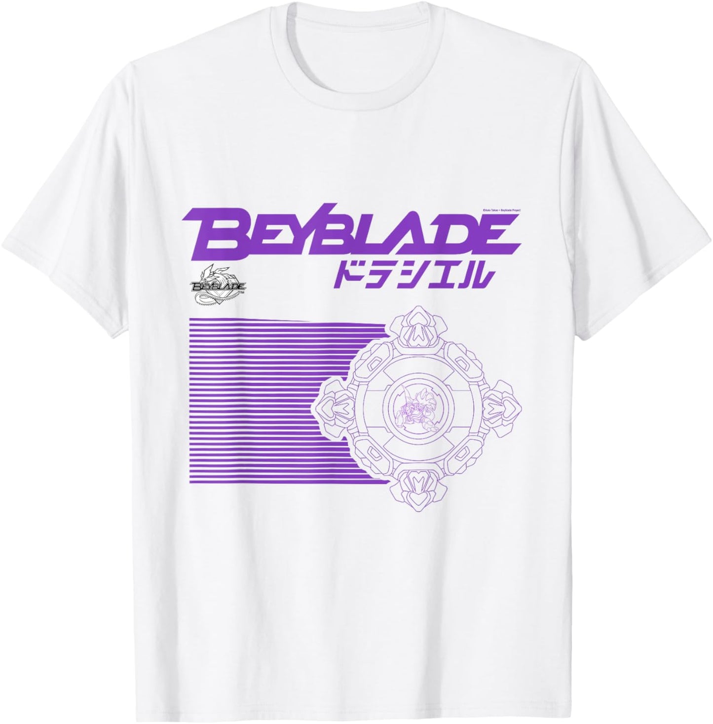 Beyblade Draciel T-Shirt - T-Shirt | White