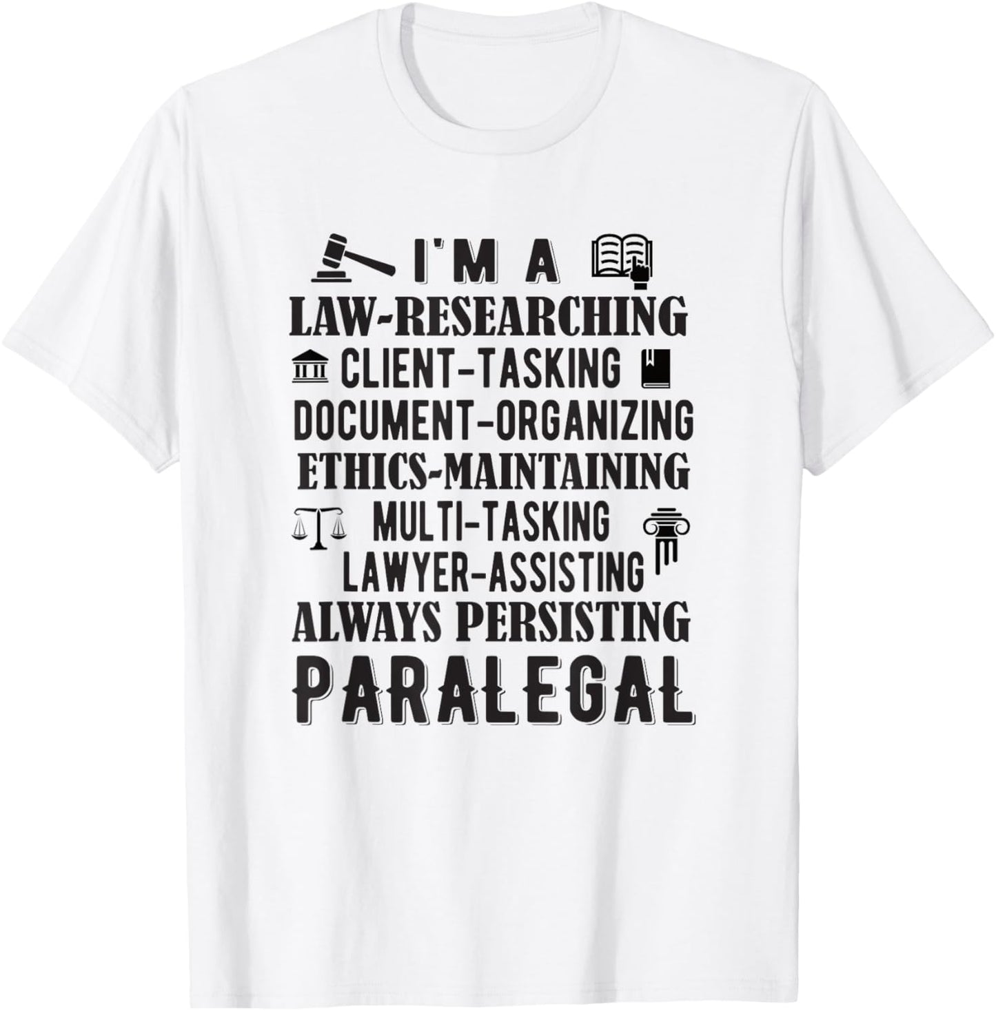 Paralegal Definition Paralegal Appreciation T-Shirt - T-Shirt | White