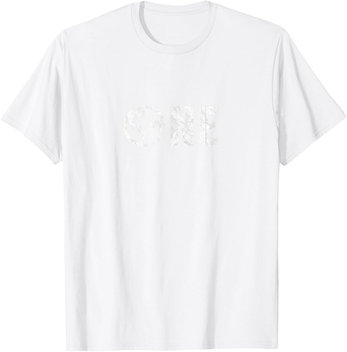 One Planet Earth Day 51st Anniversary Retro Child or Teacher T-Shirt - T-Shirt | White
