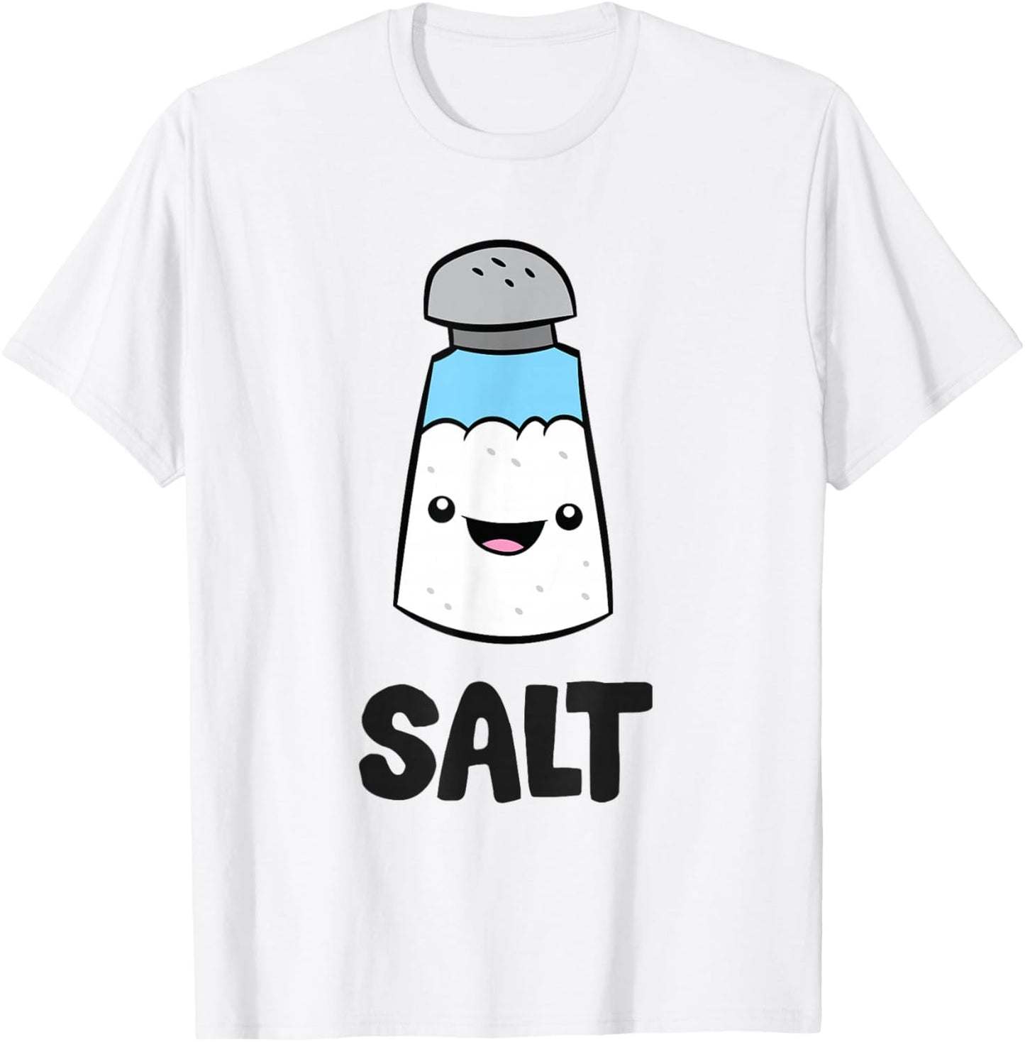Salt Costume Matching Pepper and Salt Couple T-Shirt - T-Shirt | White
