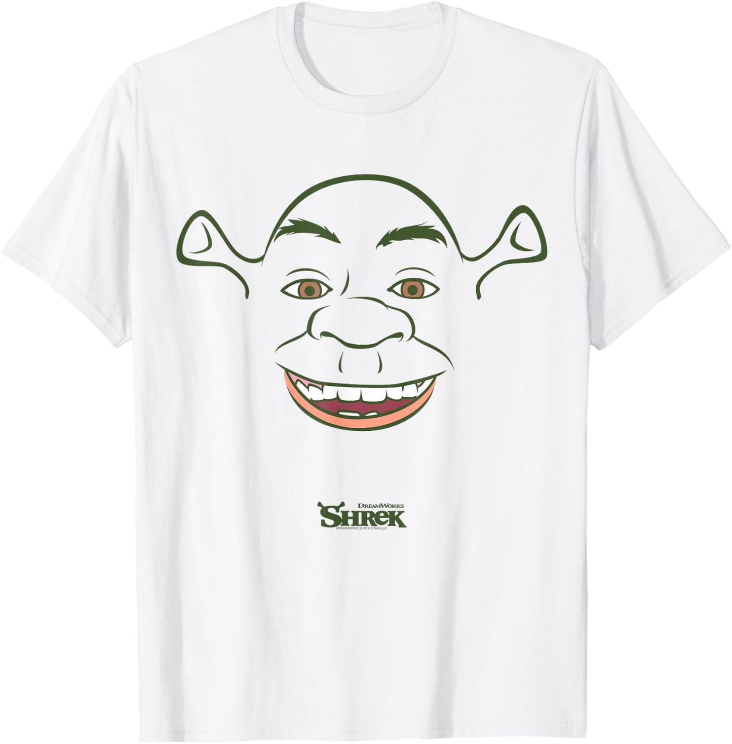 Shrek Big Face Halloween Costume T-Shirt - T-Shirt | White