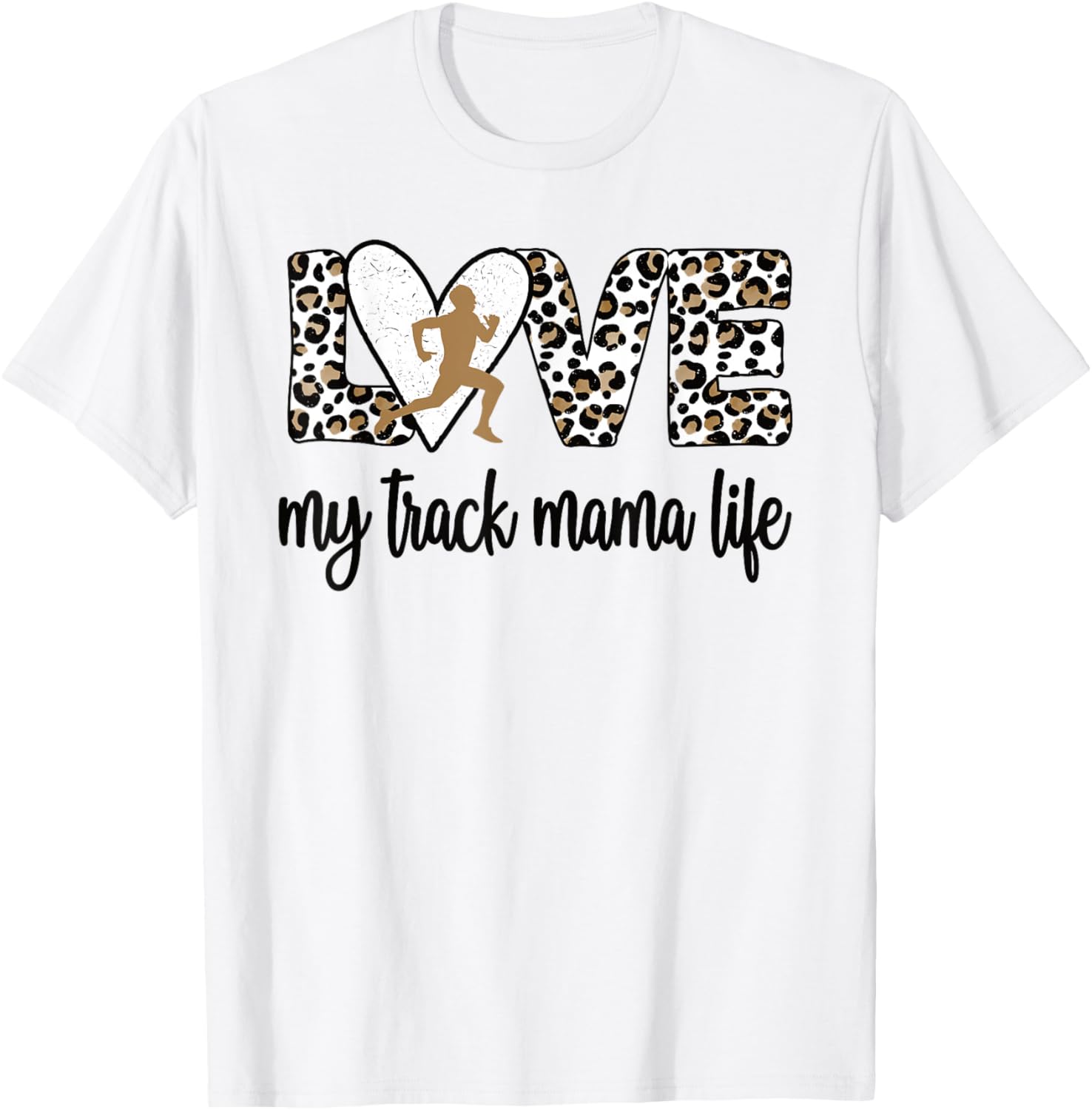 My Track Mama Life Track And Field Mom T-Shirt - T-Shirt | White