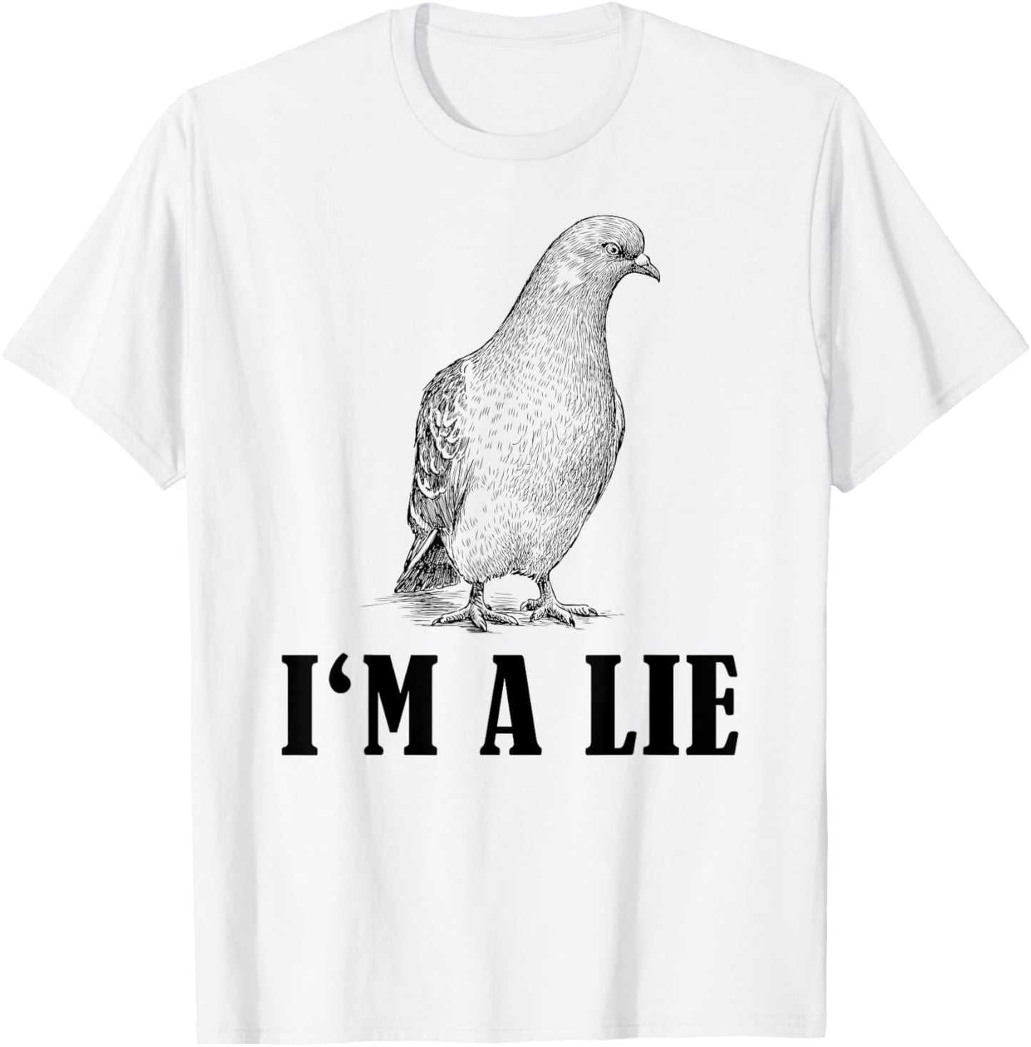 Birds Spie Conspiracy Joke Meme Surveillance | & T-Shirt - T-Shirt | White