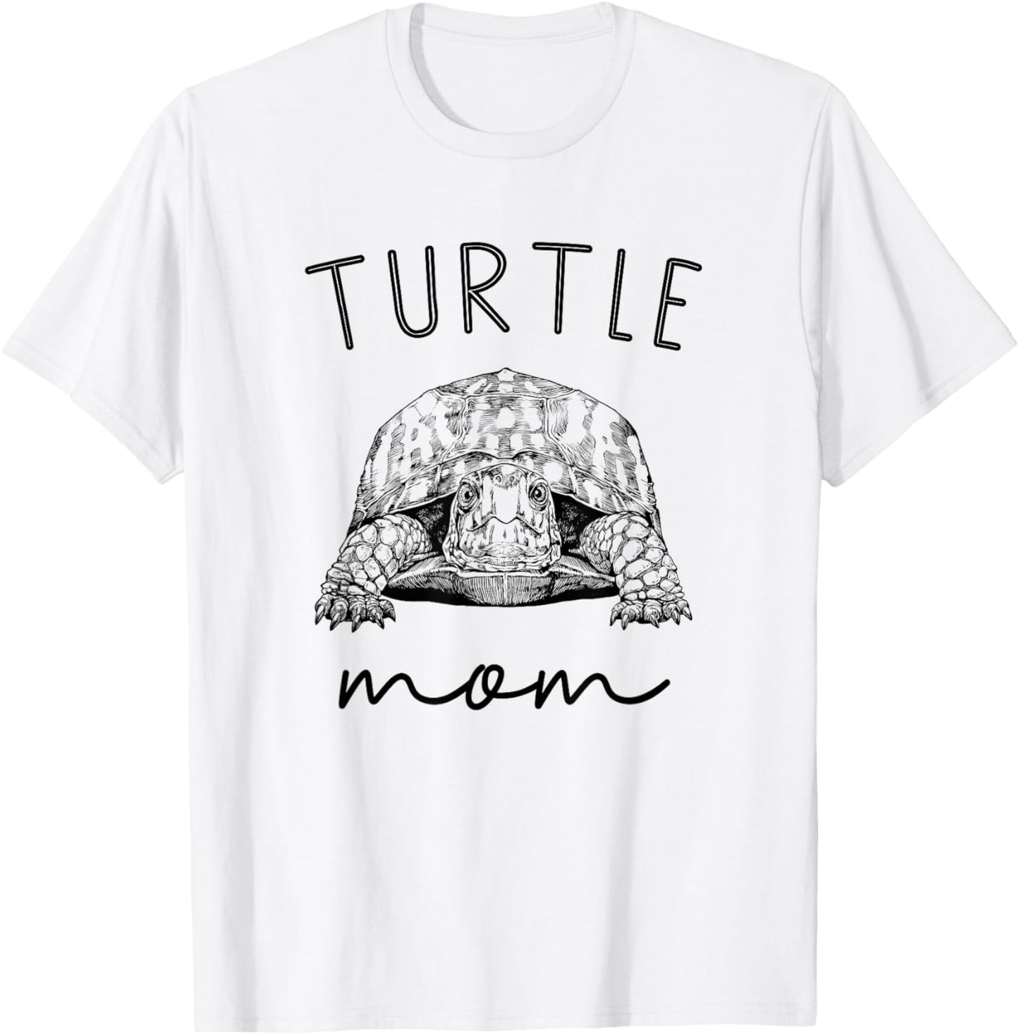 Turtle Mom Pet Eastern box turtle Mama T-Shirt - T-Shirt | White