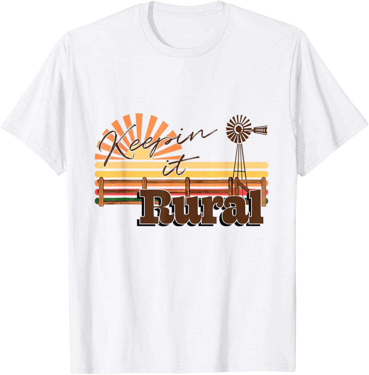 Keeping it Rural - agriculture farming T-Shirt - T-Shirt | White