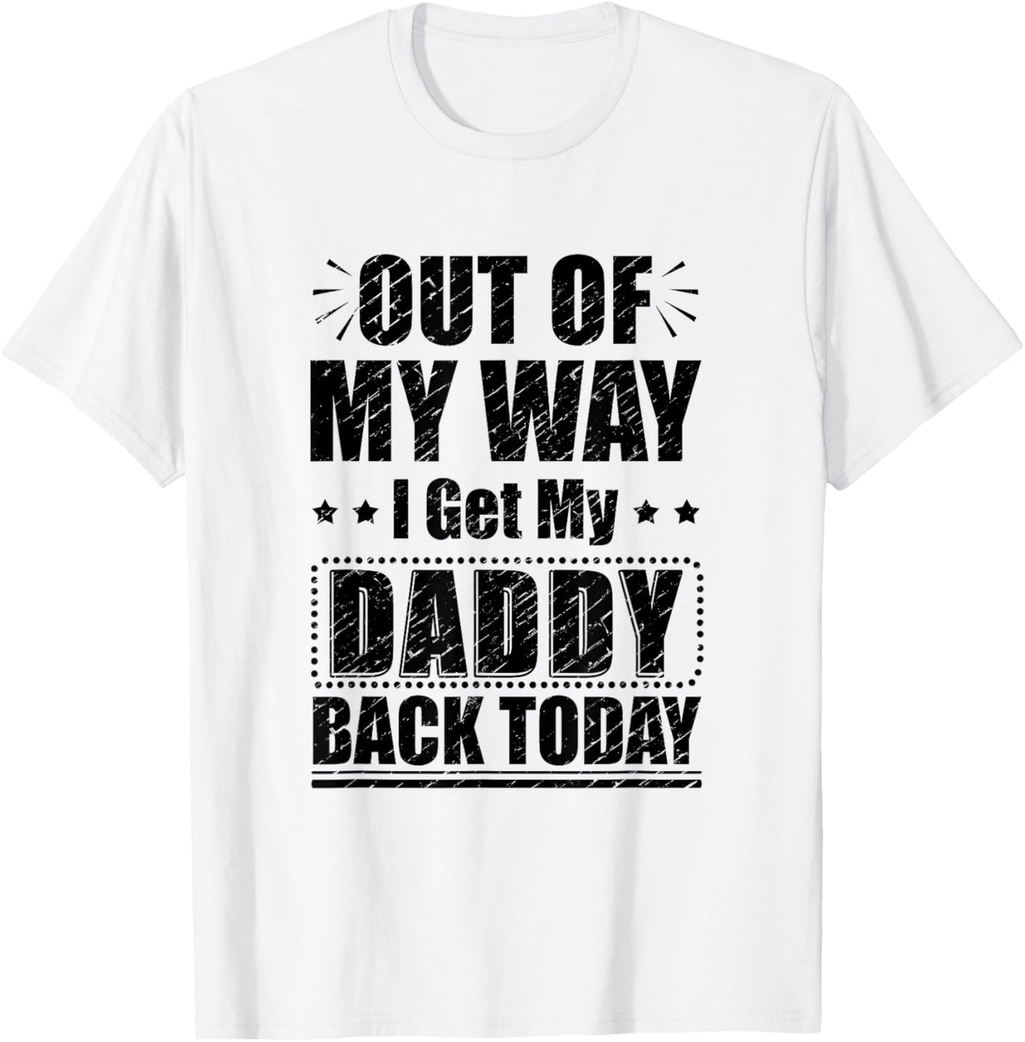 Homecoming Deployment Dad Welcome Back Home for Daddy Kids T-Shirt - T-Shirt | White