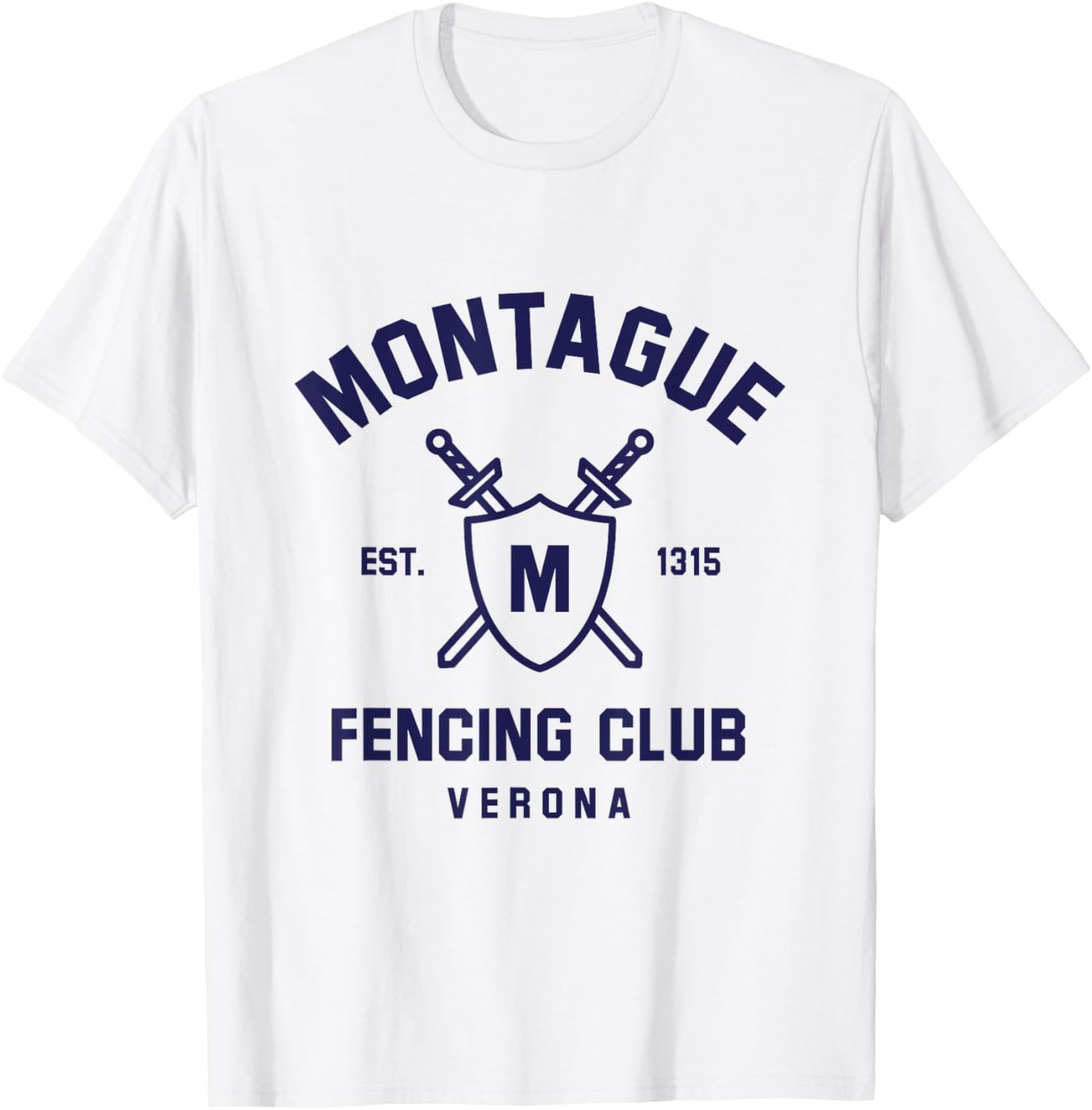 Montague Fencing Club T-Shirt - T-Shirt | White