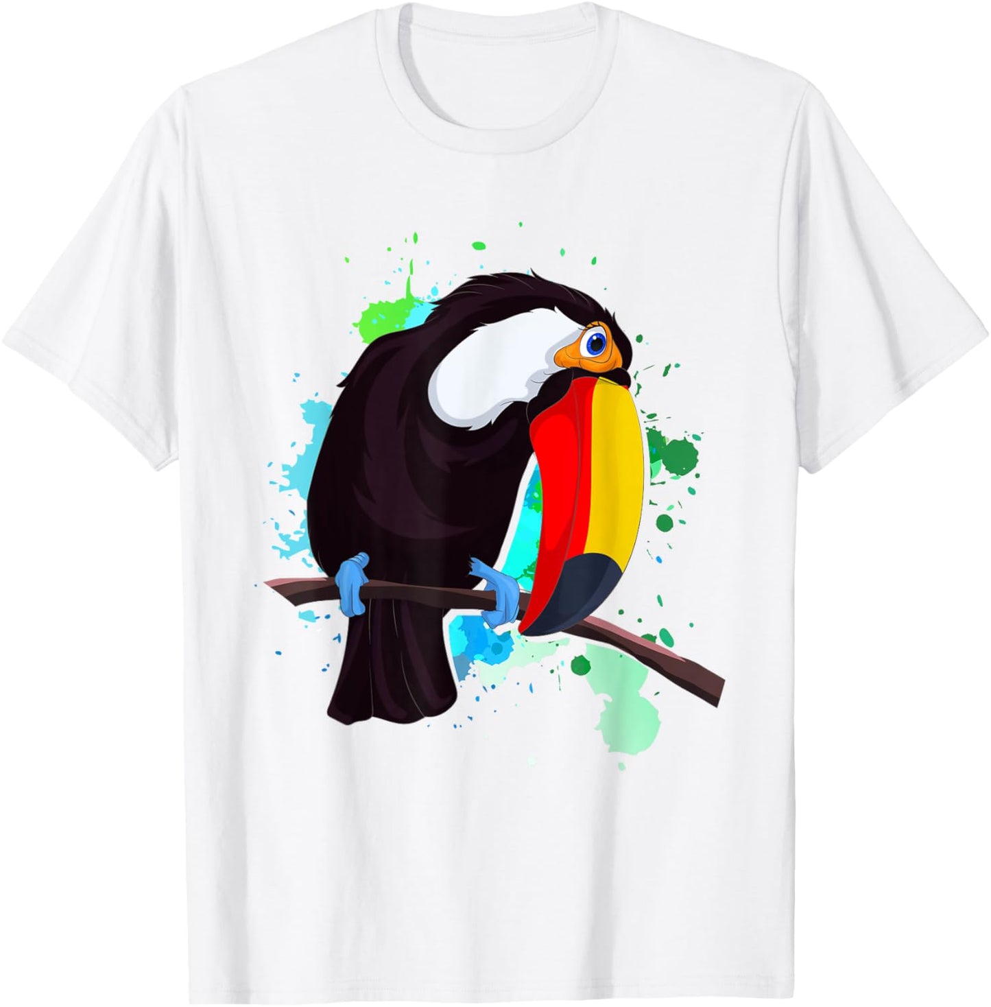 Toucan Lover Bird Lover Animal Lover Colorful Toucan T-Shirt - T-Shirt | White
