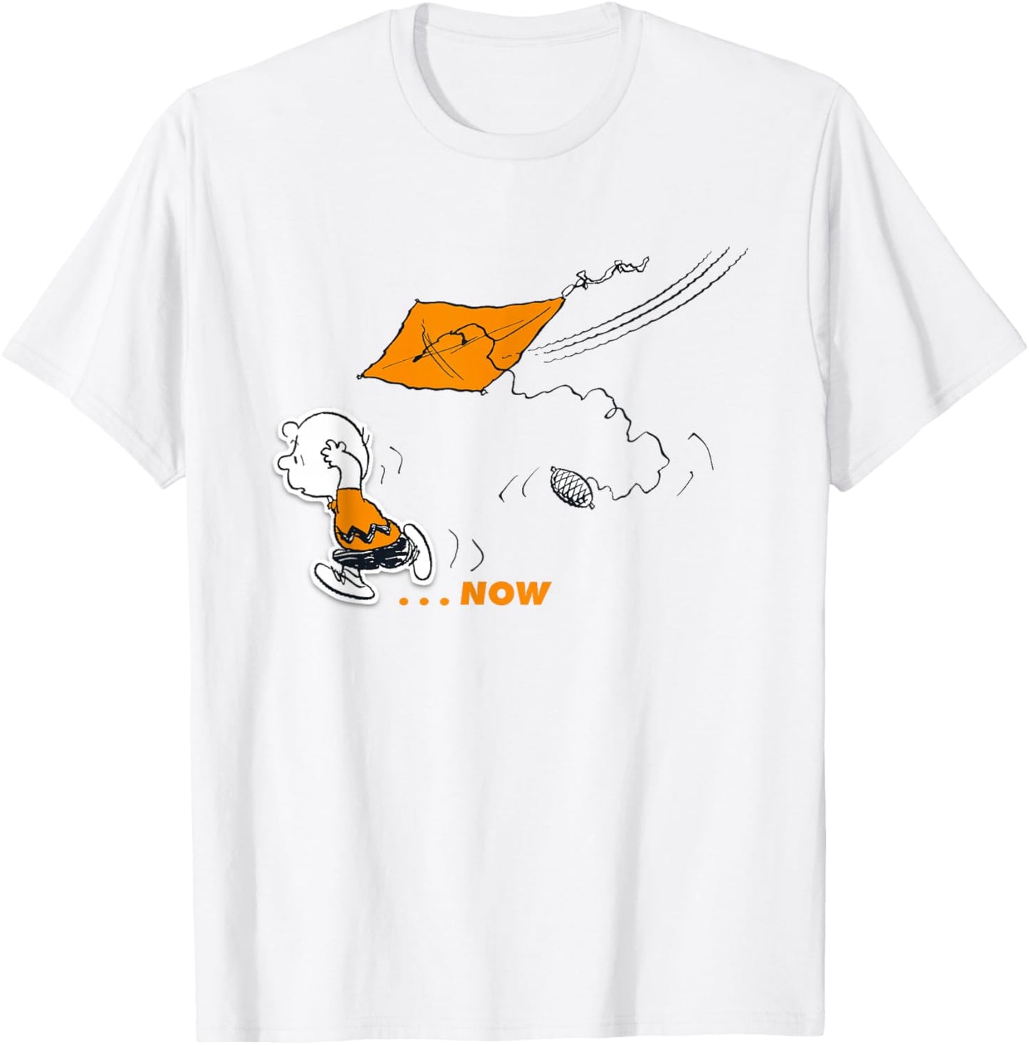 Peanuts Charlie Brown Then and Now T-Shirt - T-Shirt | White