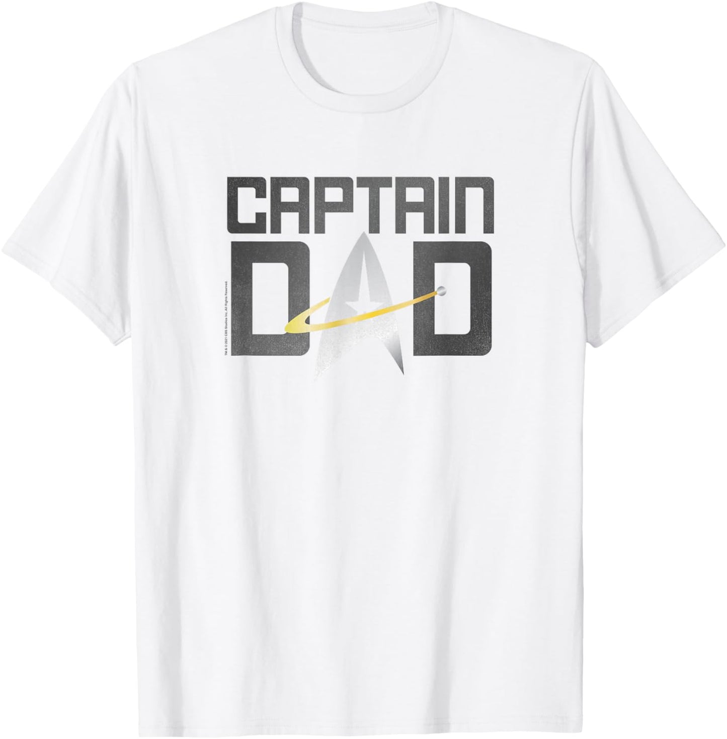 Star Trek: The Next Generation Father's Day Captain Dad T-Shirt - T-Shirt | White